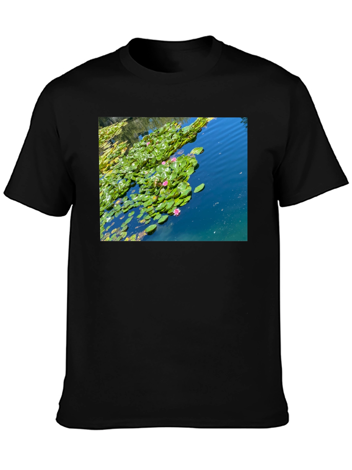 Lily Pond Graphic Tee - Nature Lovers Shirt