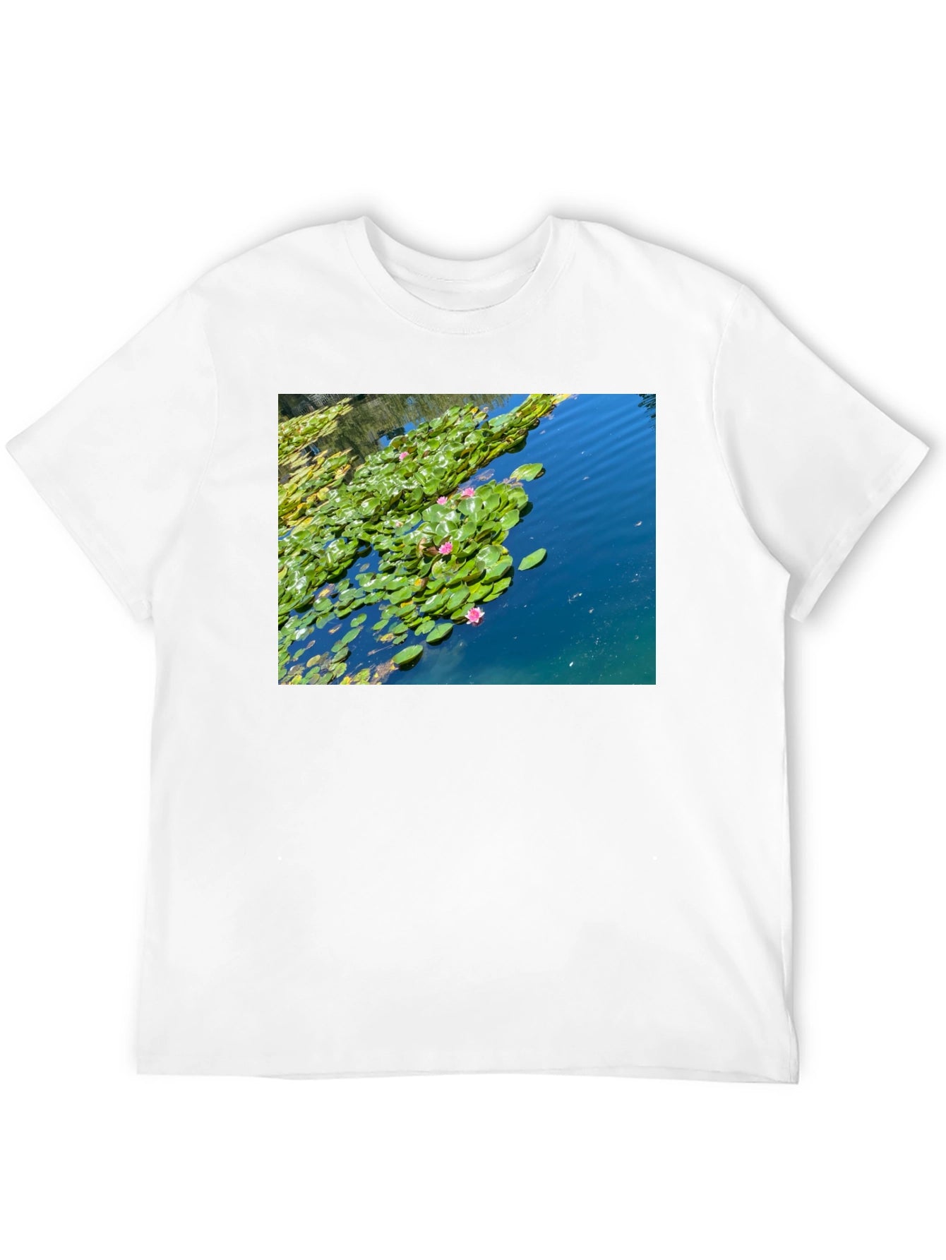 Lily Pond Graphic Tee - Nature Lovers Shirt