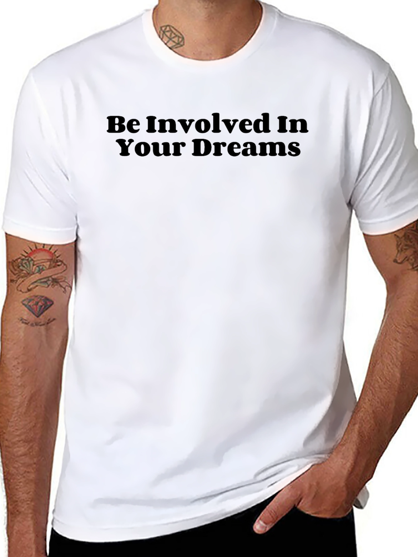 Be Involved In Your Dreams Black T-Shirt