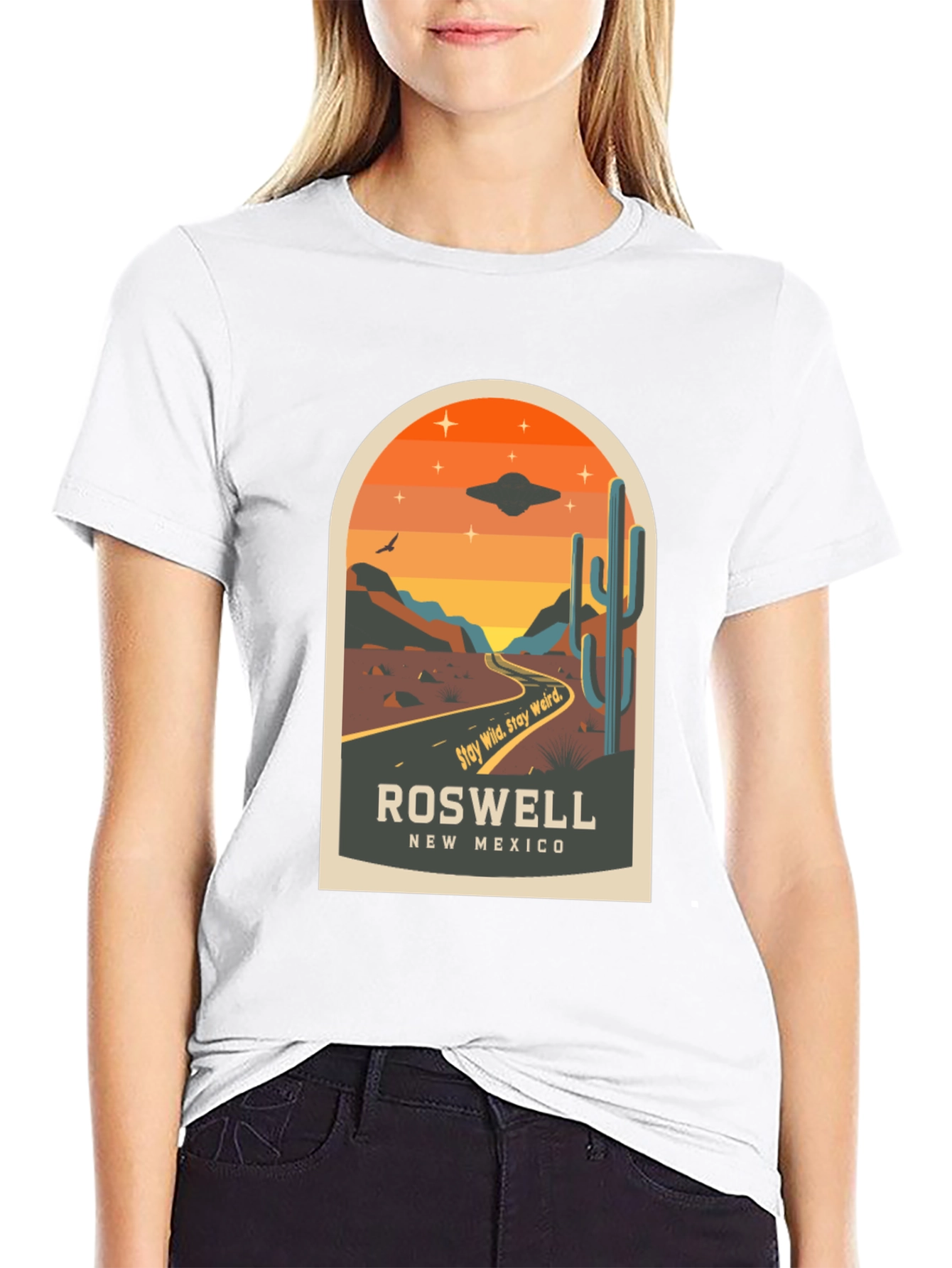 Roswell New Mexico UFO Desert T-Shirt