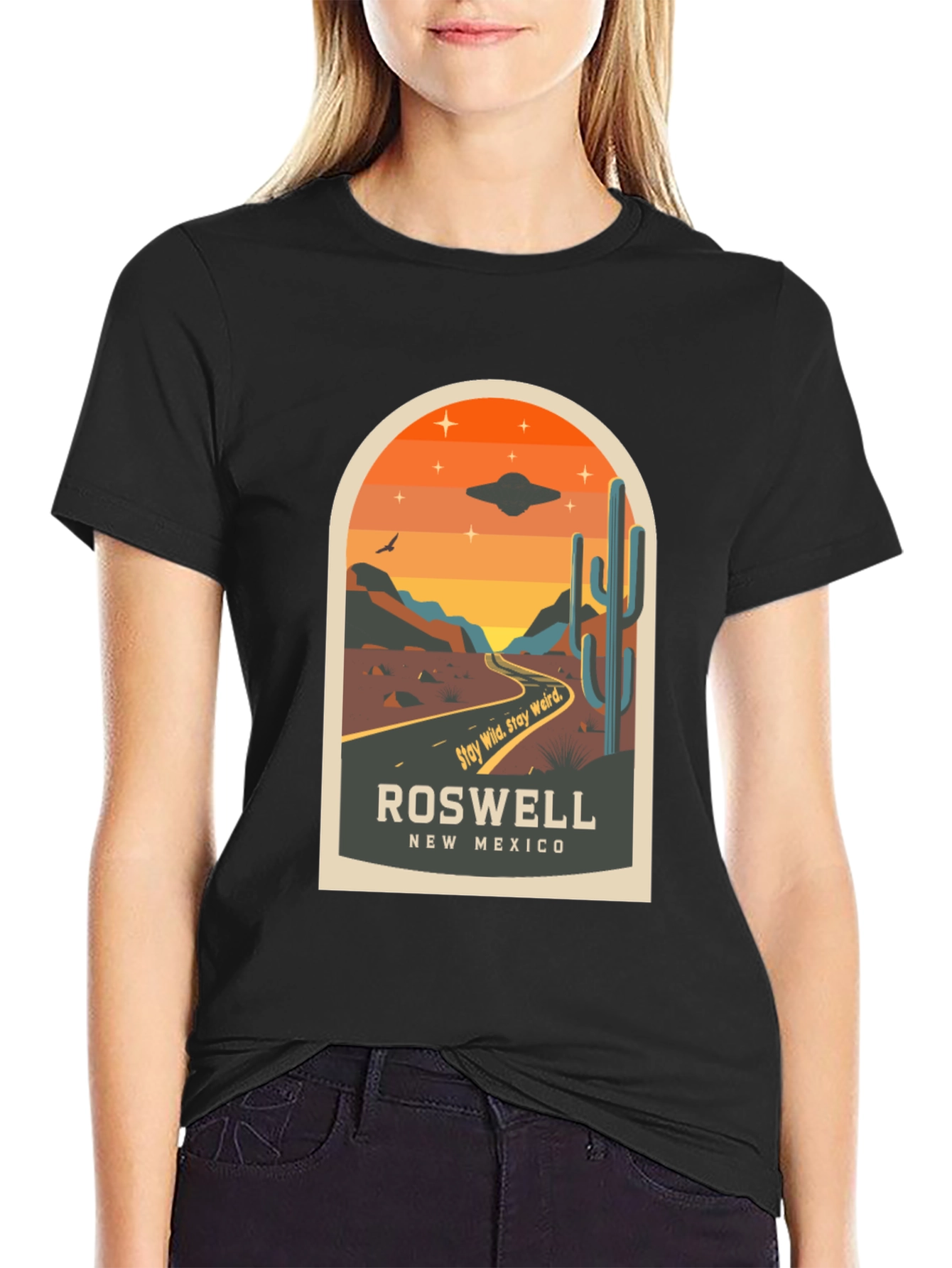 Roswell New Mexico UFO Desert T-Shirt
