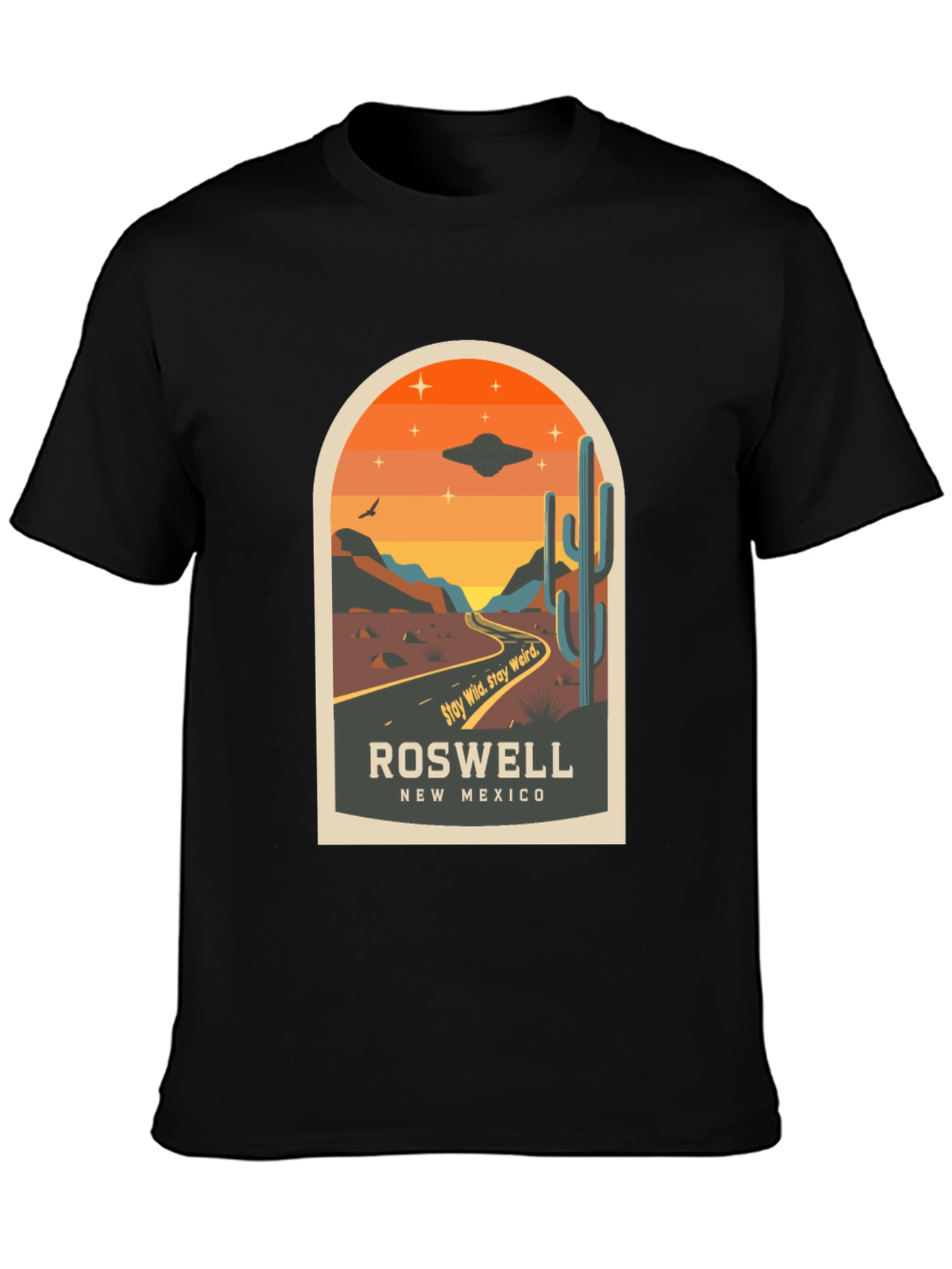 Roswell New Mexico UFO Desert T-Shirt