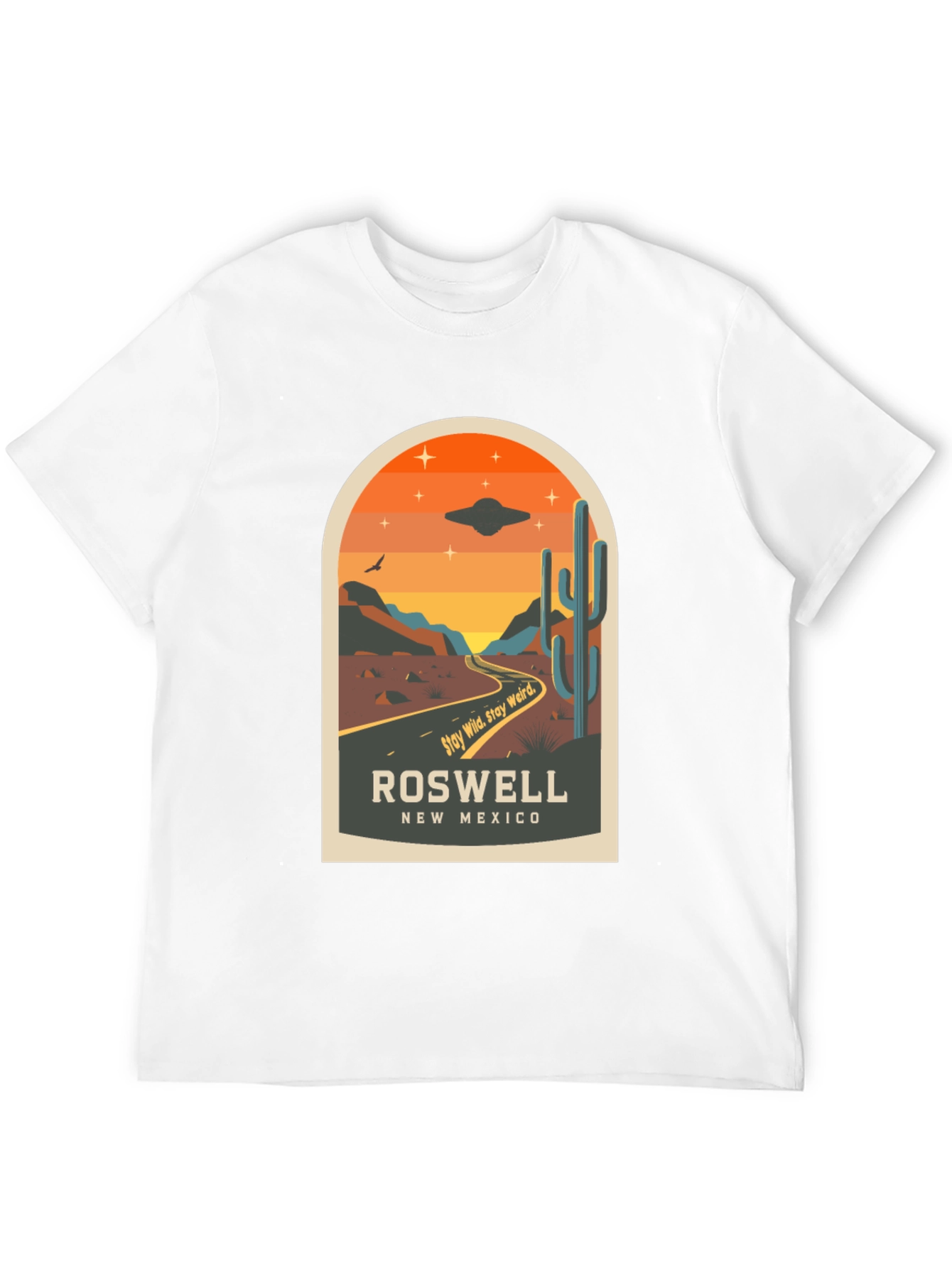 Roswell New Mexico UFO Desert T-Shirt