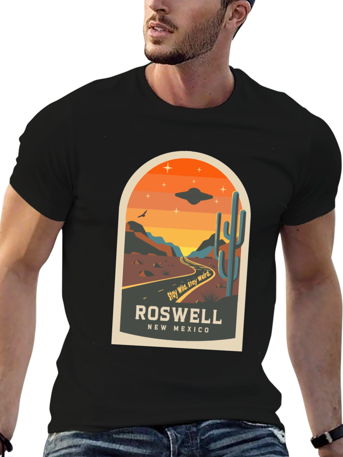 Roswell New Mexico UFO Desert T-Shirt