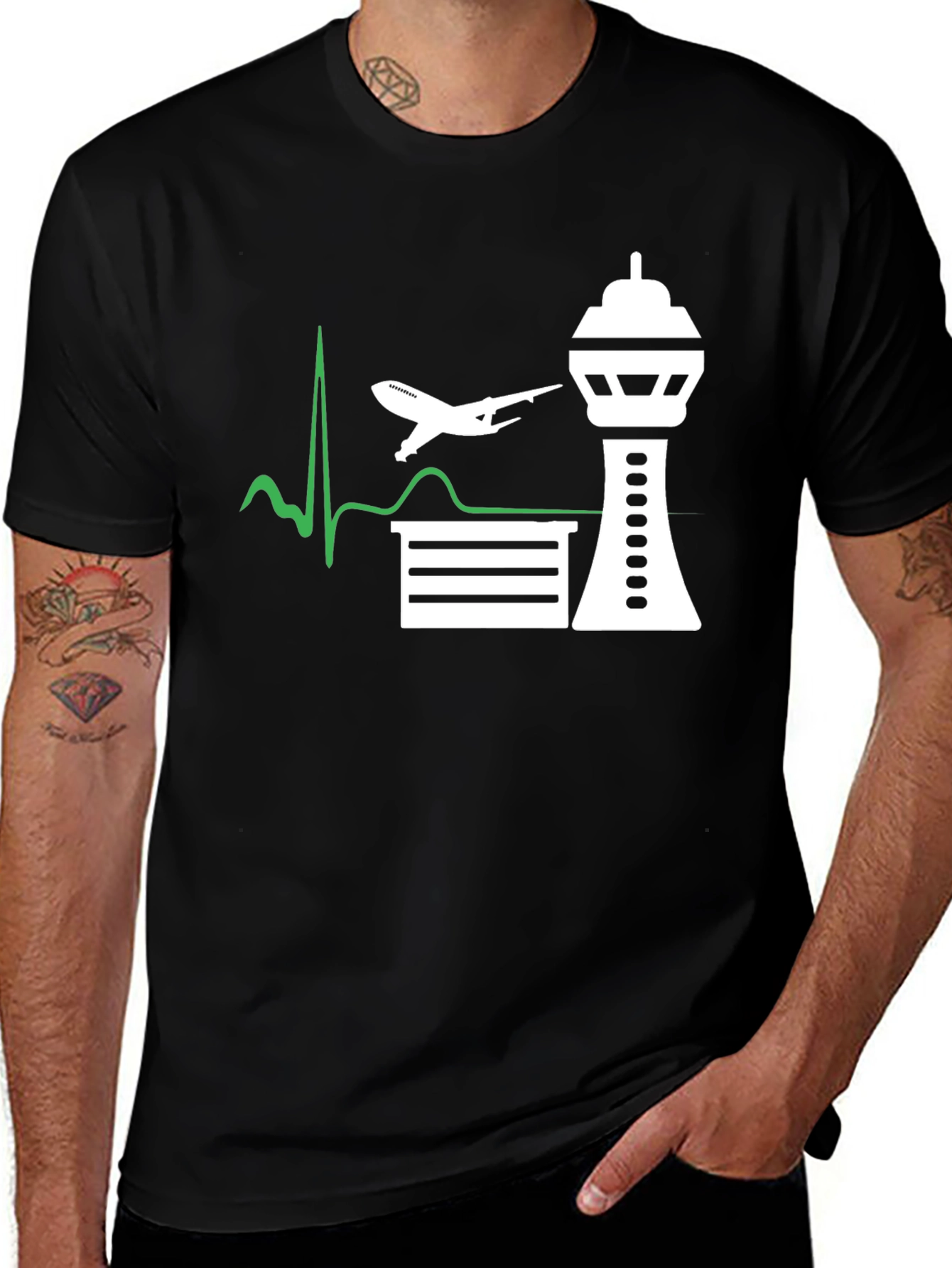 Airport Love T-Shirt Pilot Aviation Tee