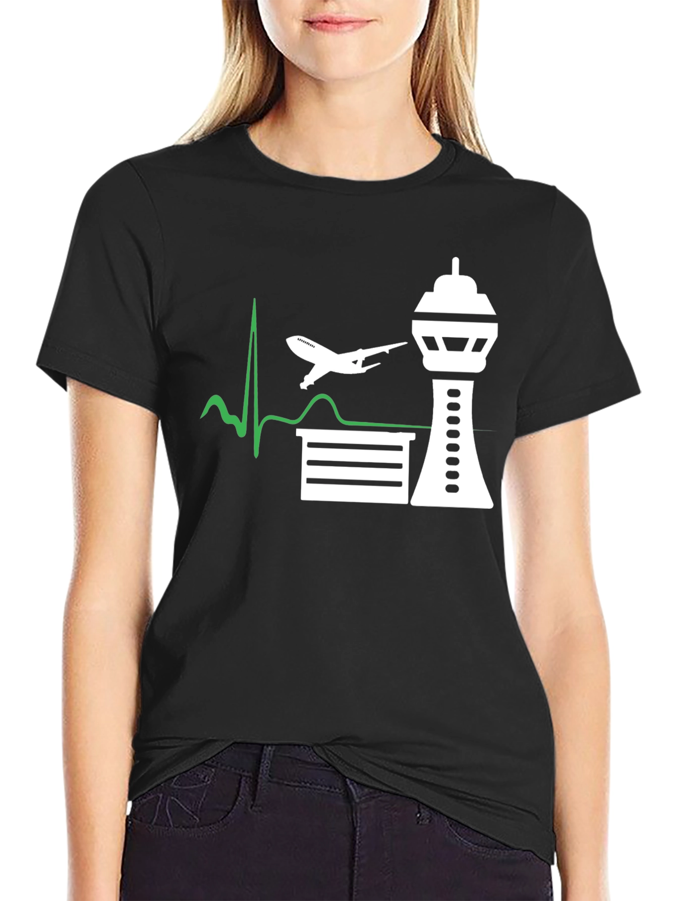 Airport Love T-Shirt Pilot Aviation Tee