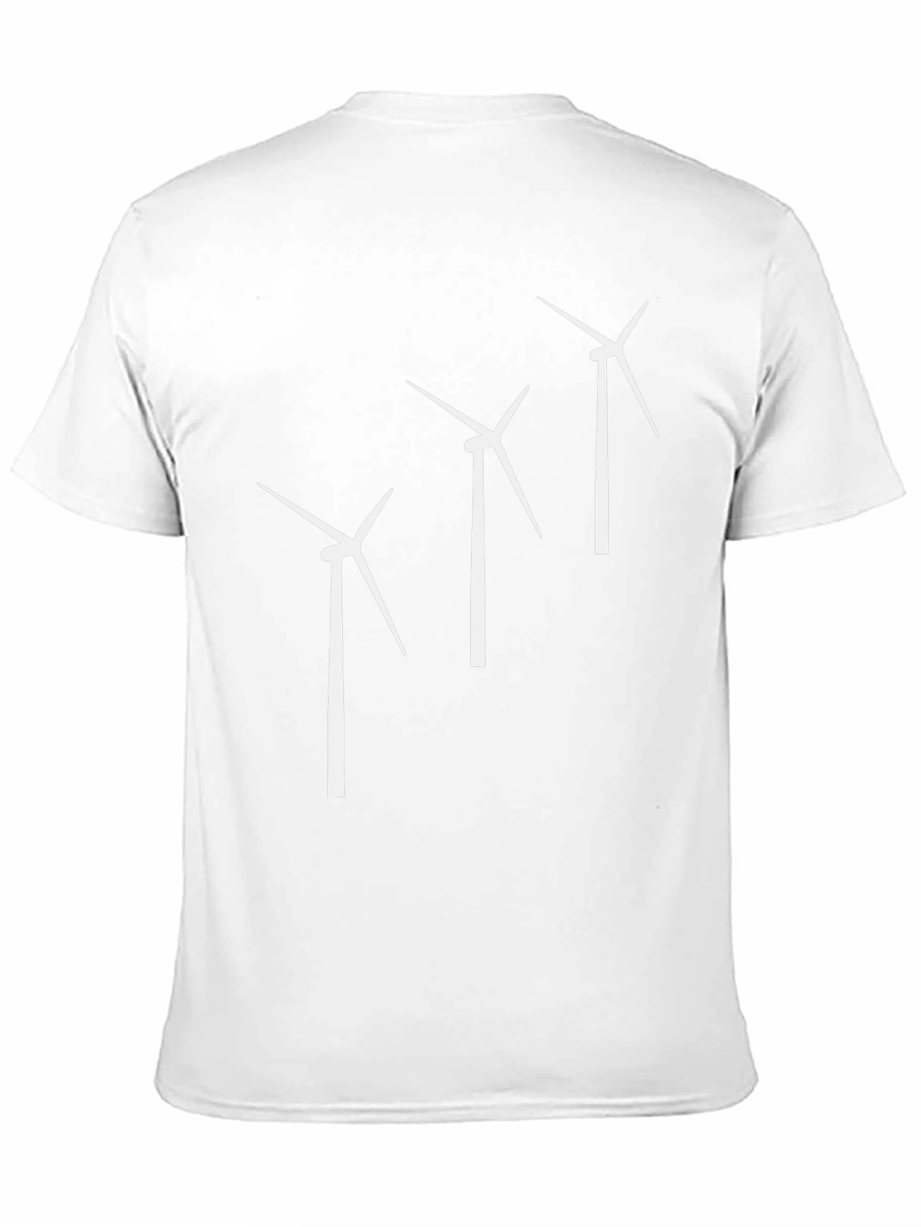 Wind Turbine Graphic Tee - Sustainable Style