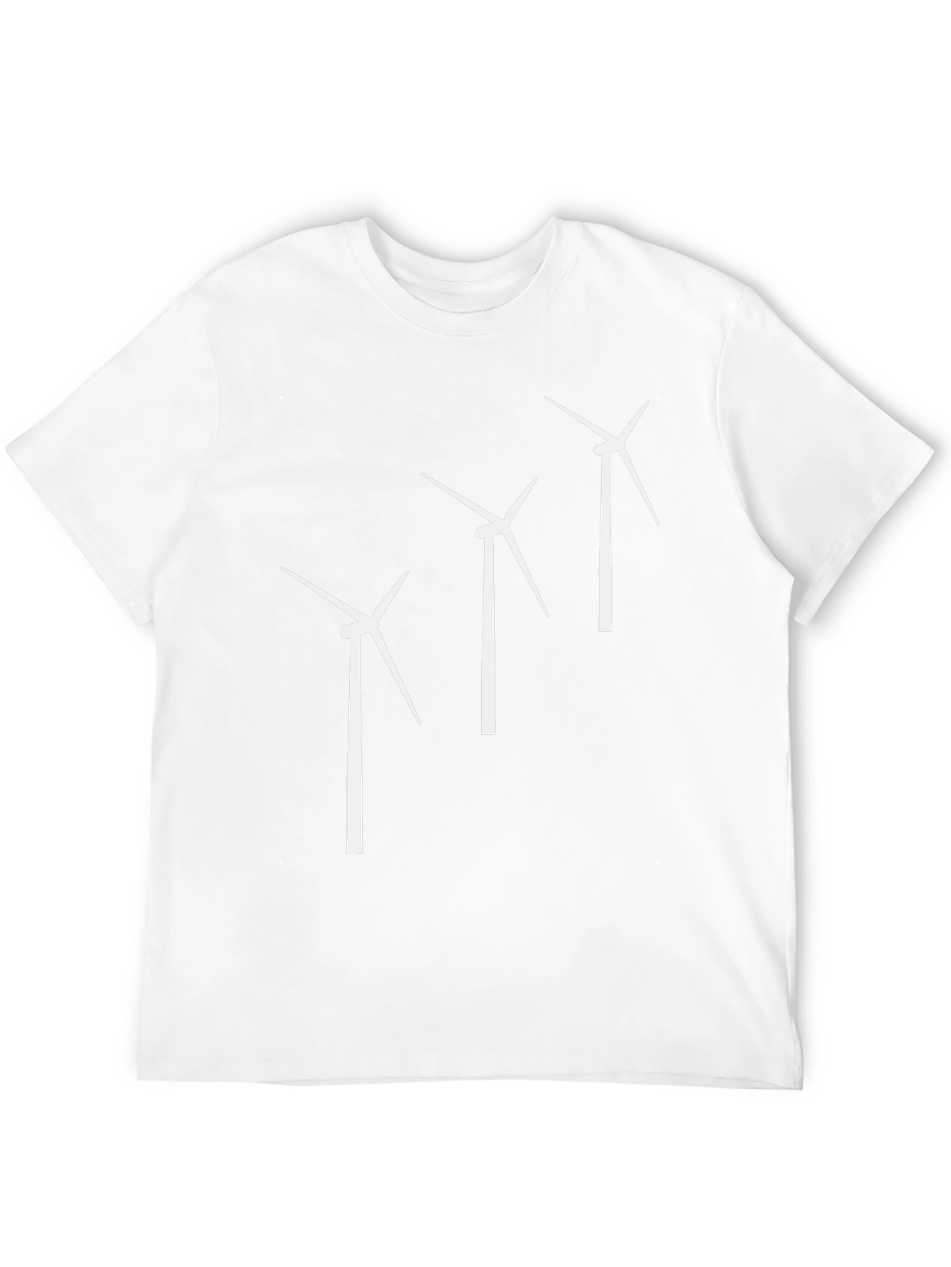 Wind Turbine Graphic Tee - Sustainable Style