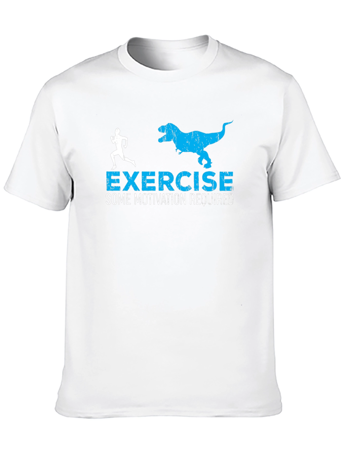 Exercise Motivation T-Shirt: Run From The Dinosaur