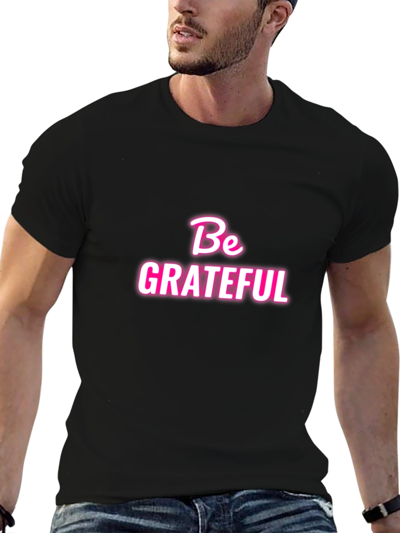 Be Grateful Graphic T-Shirt - Trendy Casual Wear
