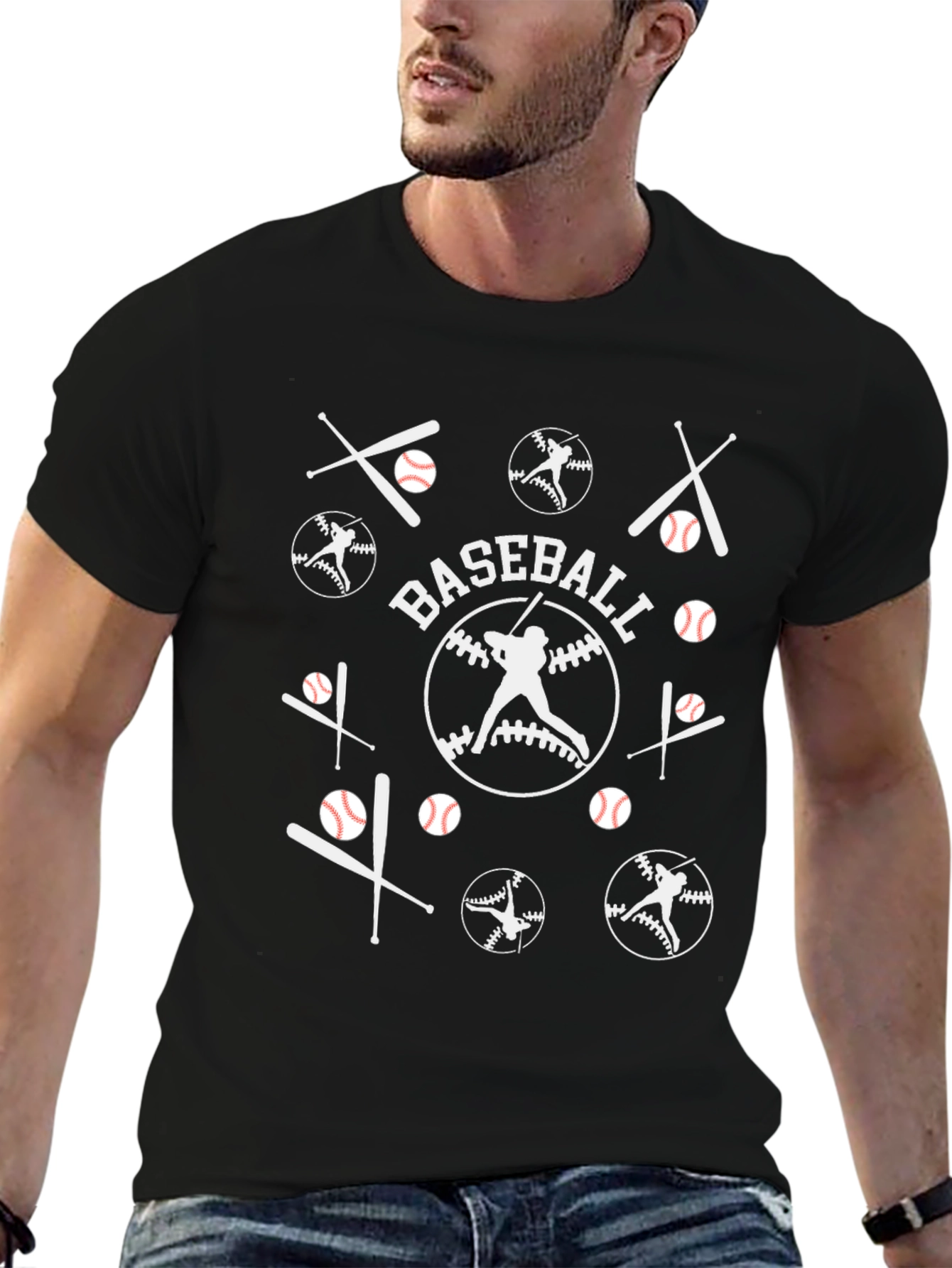 Baseball Graphic T-Shirt - Stylish Sports Tee