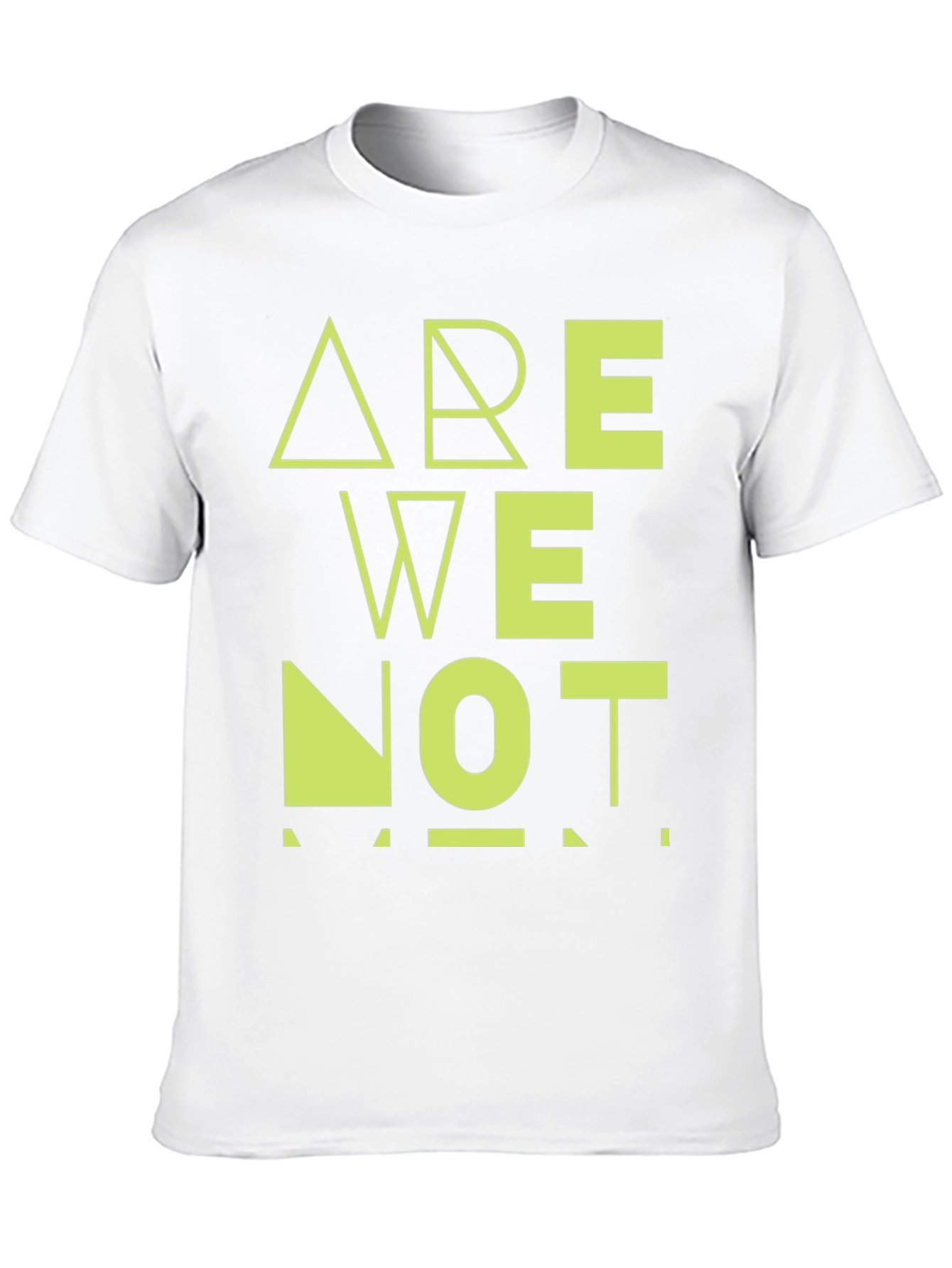Are We Not Men? Graphic Black T-Shirt