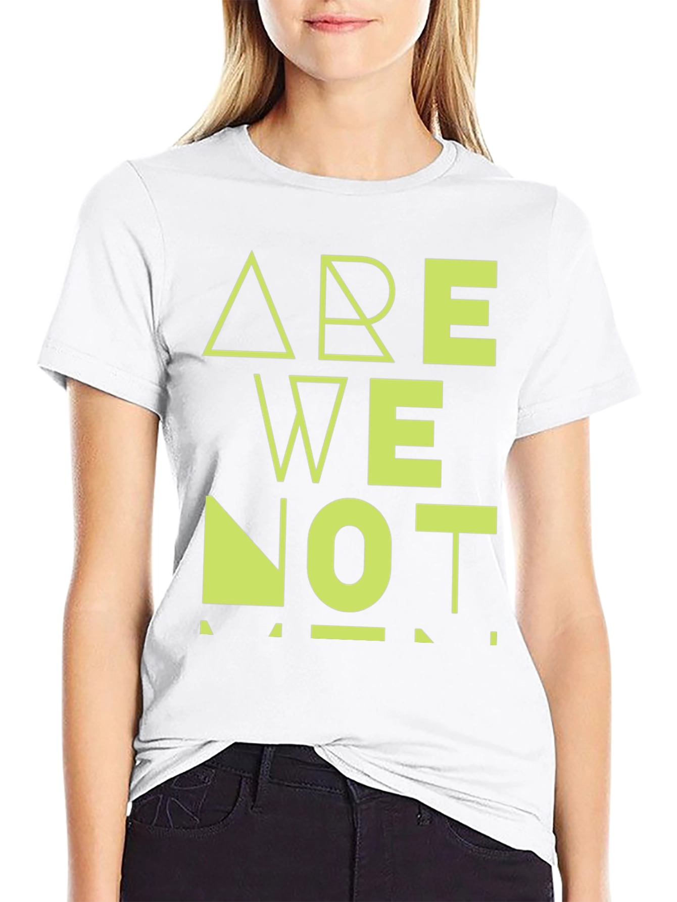 Are We Not Men? Graphic Black T-Shirt