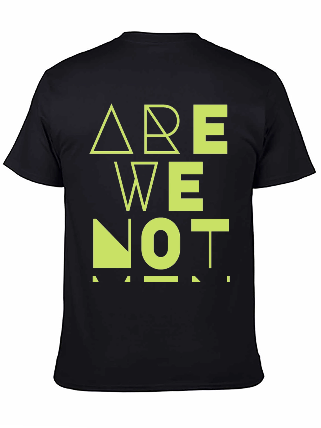 Are We Not Men? Graphic Black T-Shirt