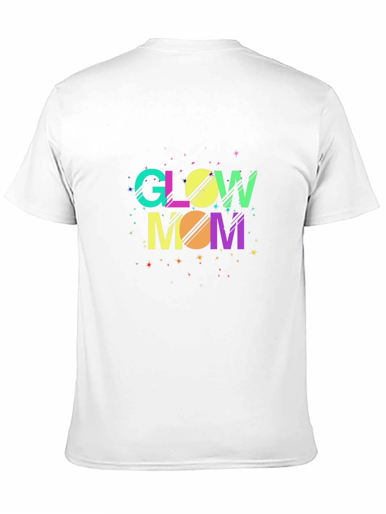Glow Mom T-Shirt - Stylish Graphic Tee