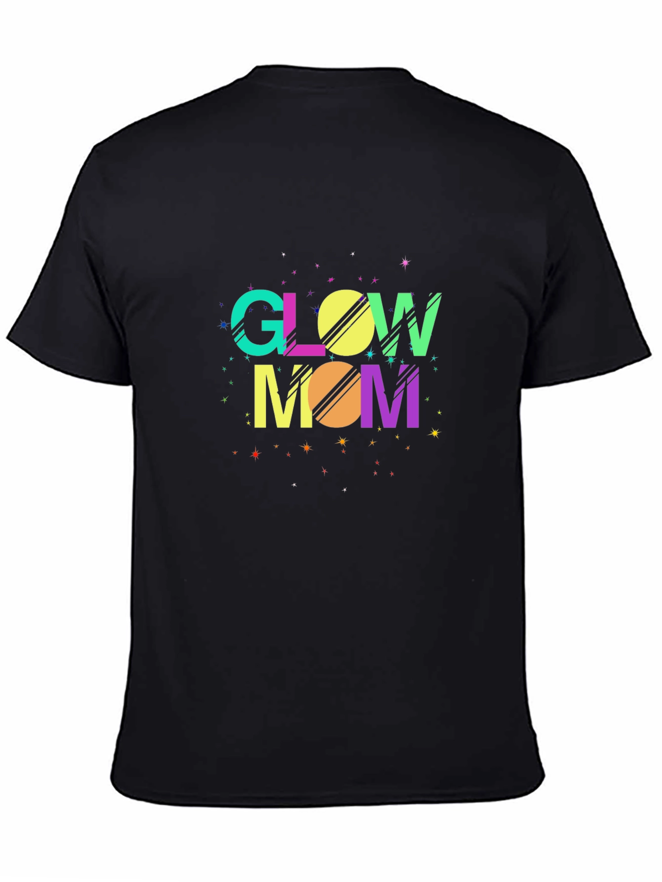 Glow Mom T-Shirt - Stylish Graphic Tee