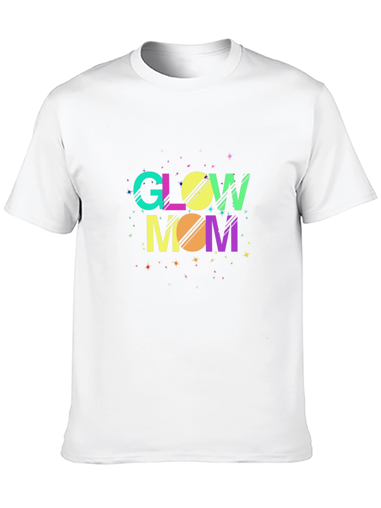 Glow Mom T-Shirt - Stylish Graphic Tee