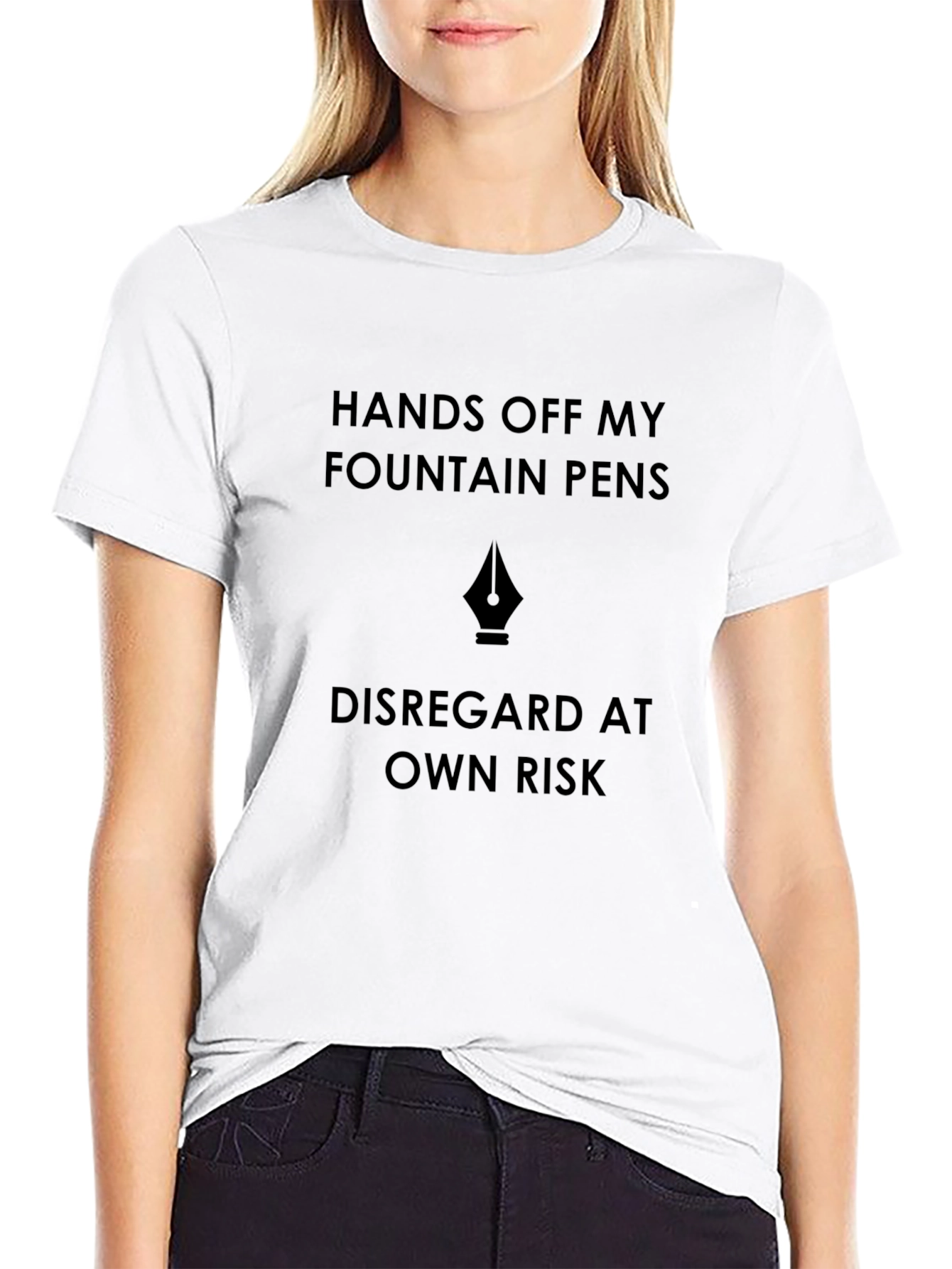 Fountain Pen Lovers Black Graphic Tee