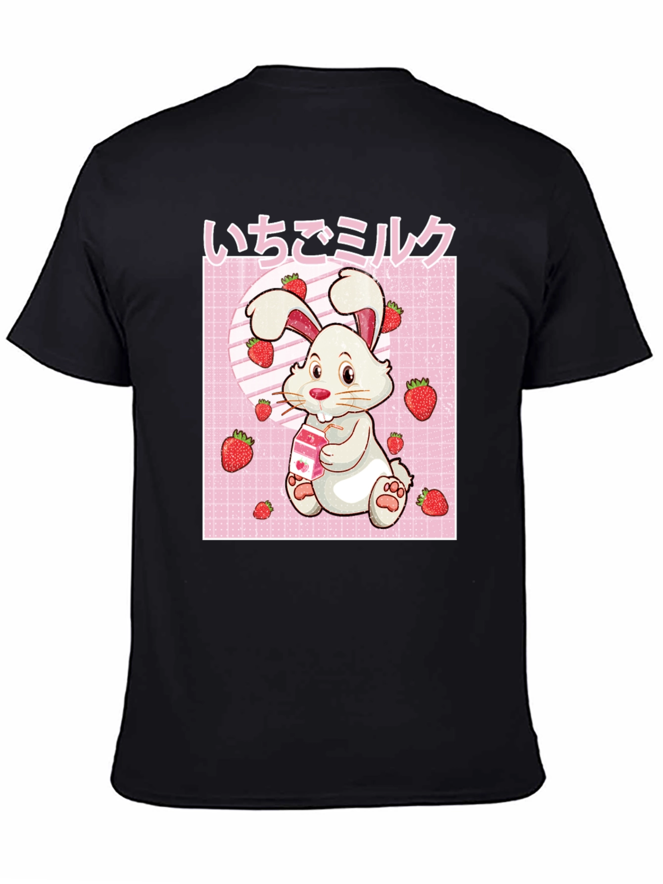 Cute Strawberry Milk Rabbit T-Shirt