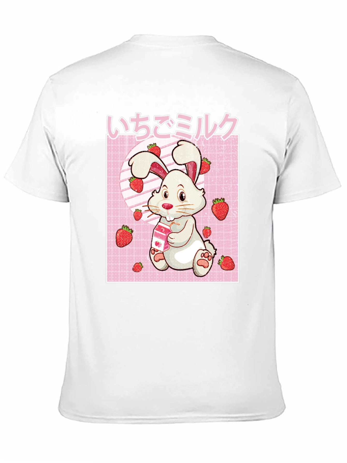 Cute Strawberry Milk Rabbit T-Shirt