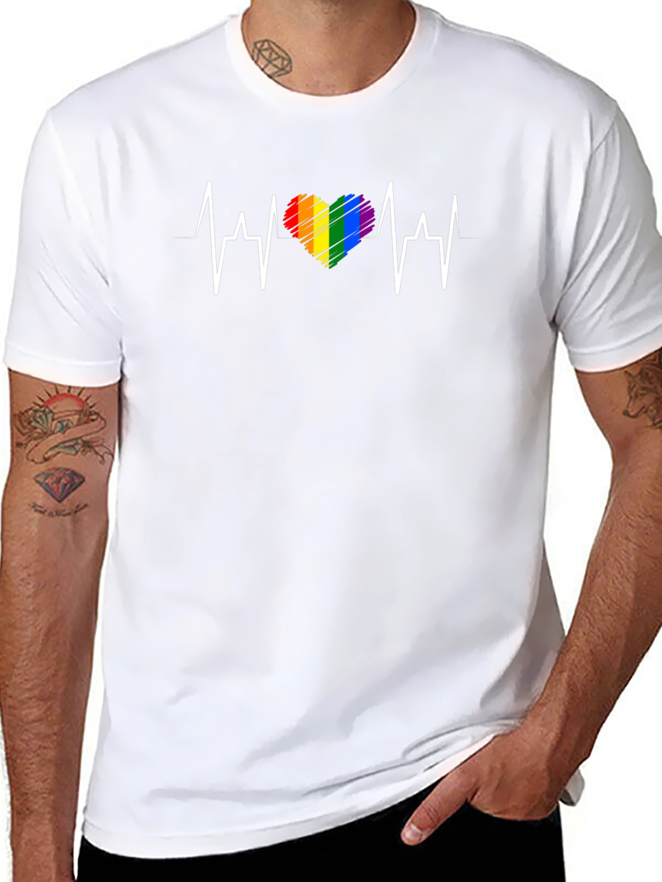 LGBT Heartbeat Pride T-Shirt