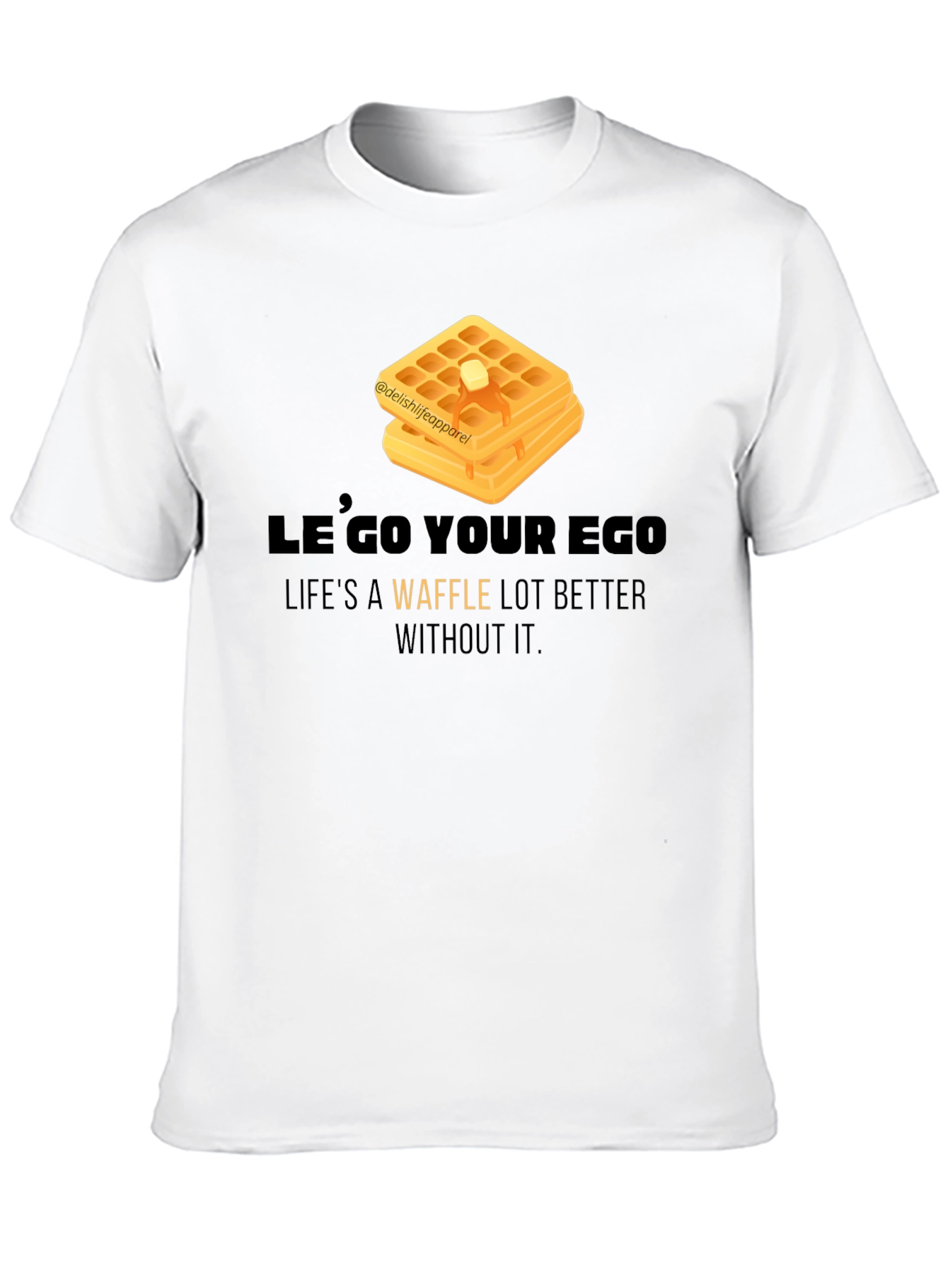 Waffle Graphic Tee - Le Go Your Ego