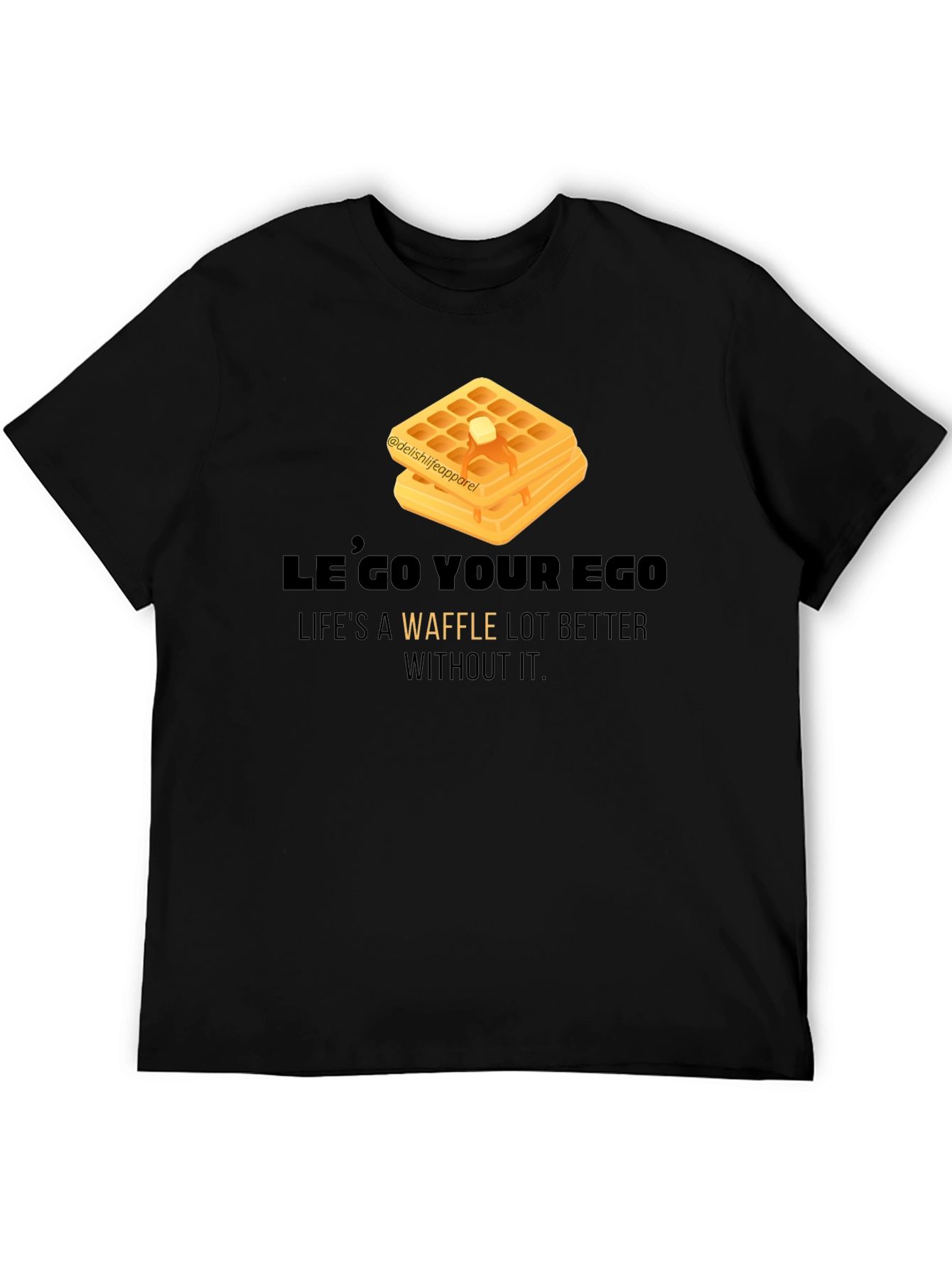 Waffle Graphic Tee - Le Go Your Ego