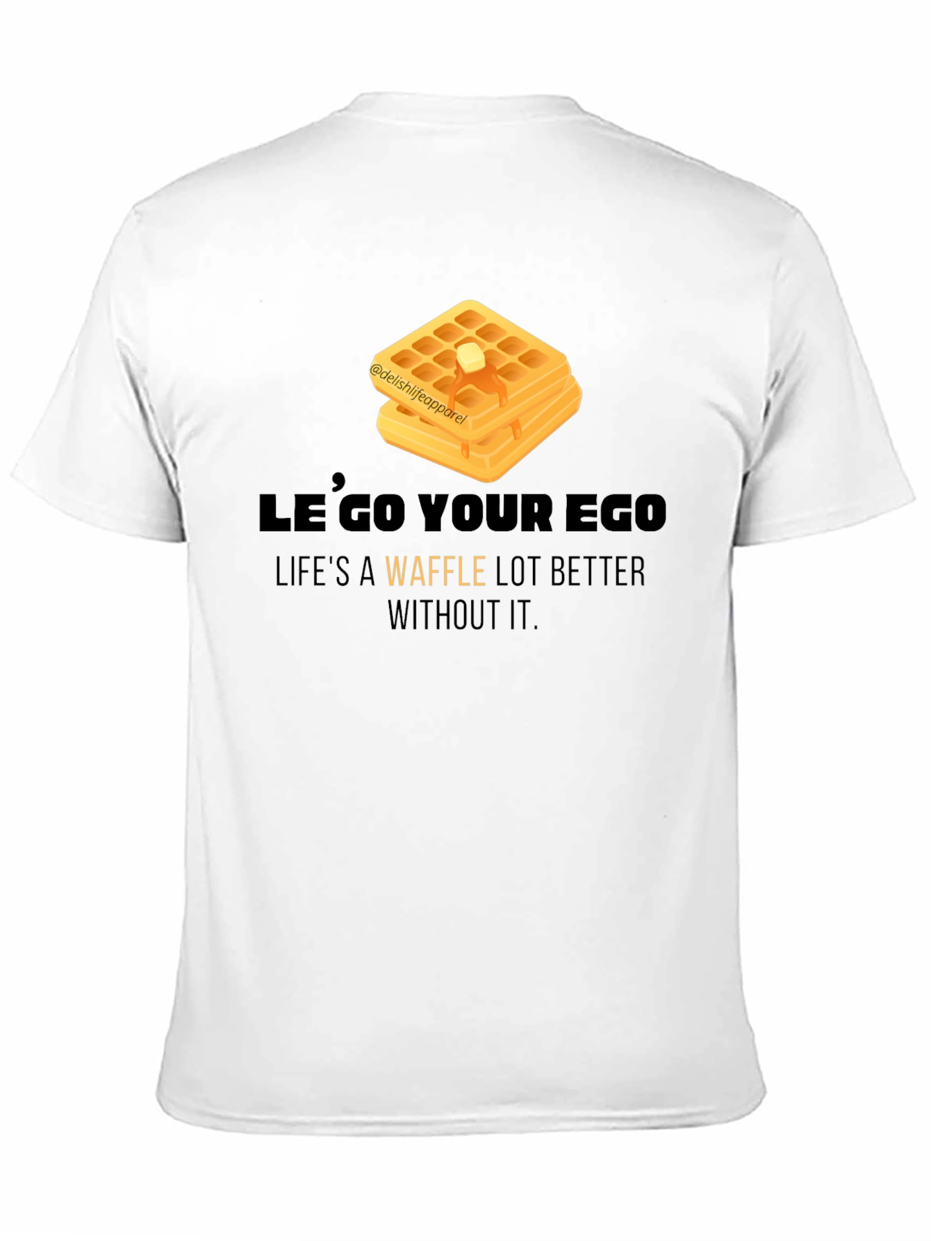 Waffle Graphic Tee - Le Go Your Ego