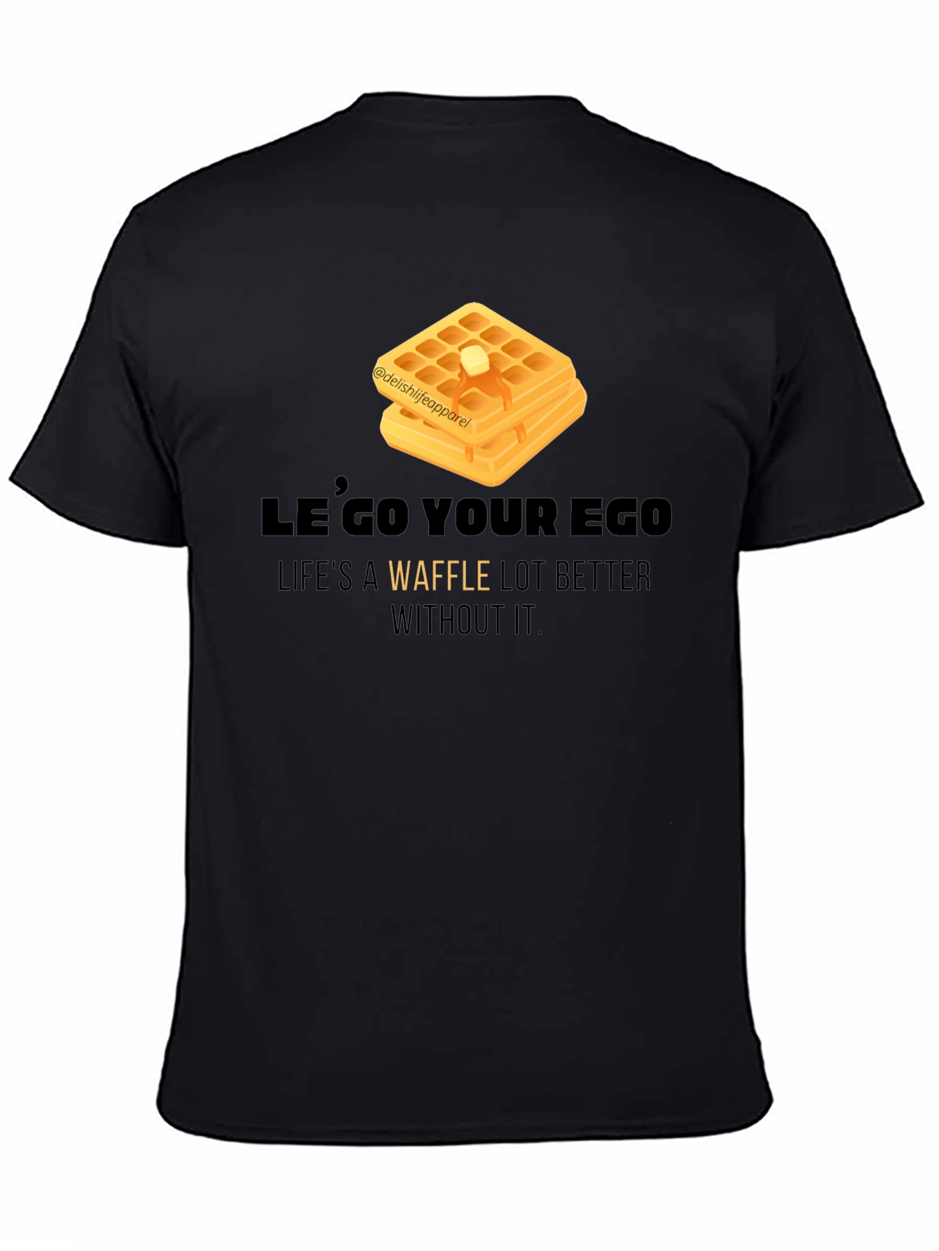 Waffle Graphic Tee - Le Go Your Ego