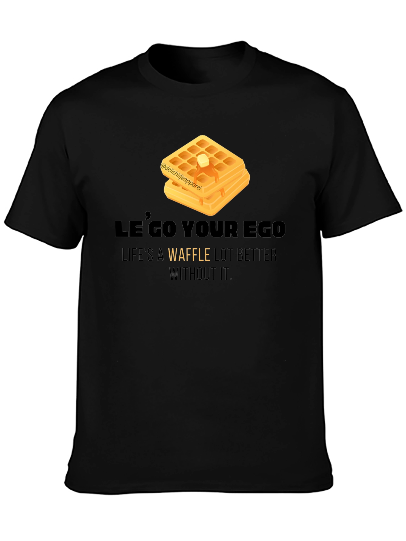 Waffle Graphic Tee - Le Go Your Ego