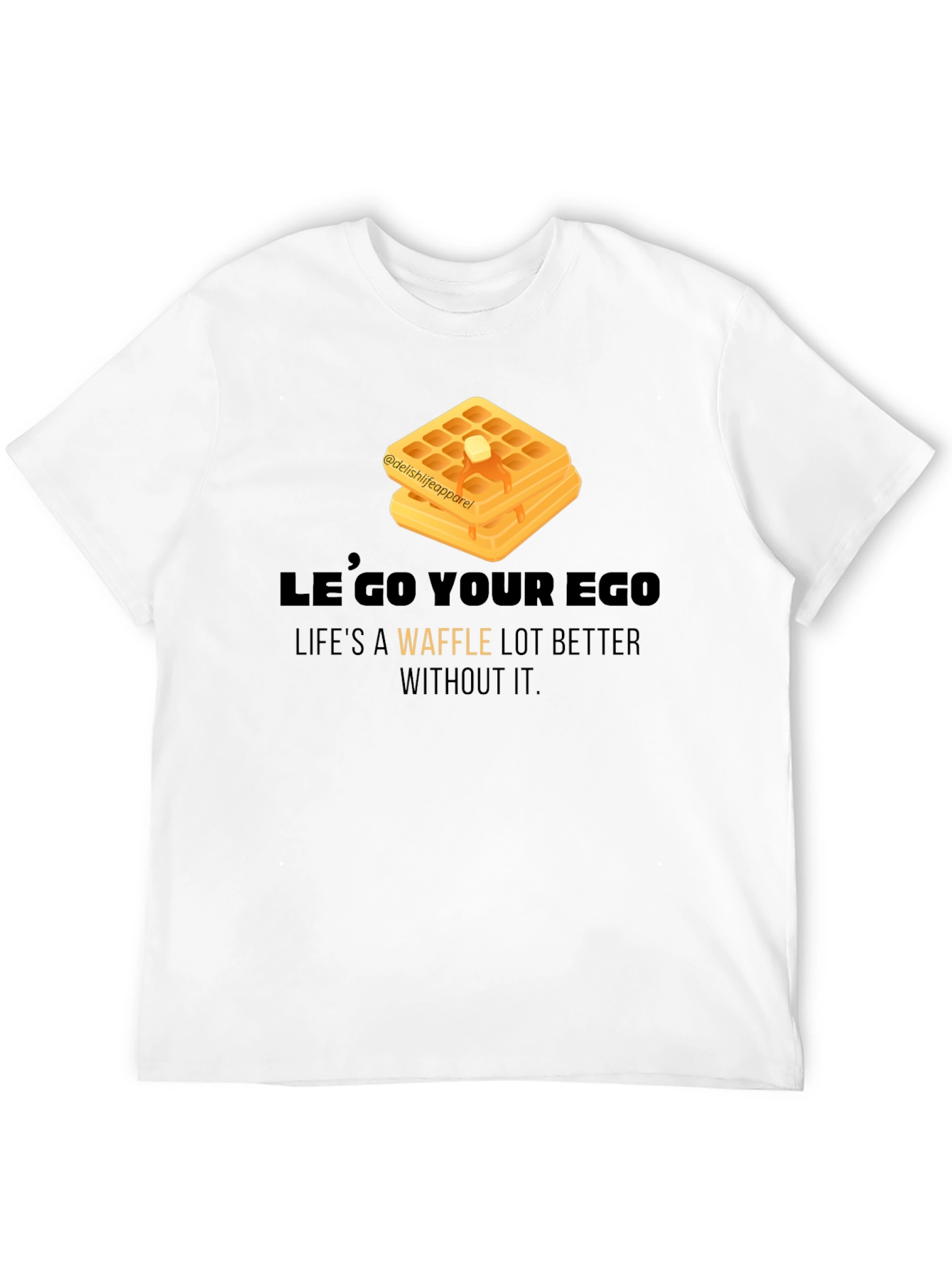 Waffle Graphic Tee - Le Go Your Ego