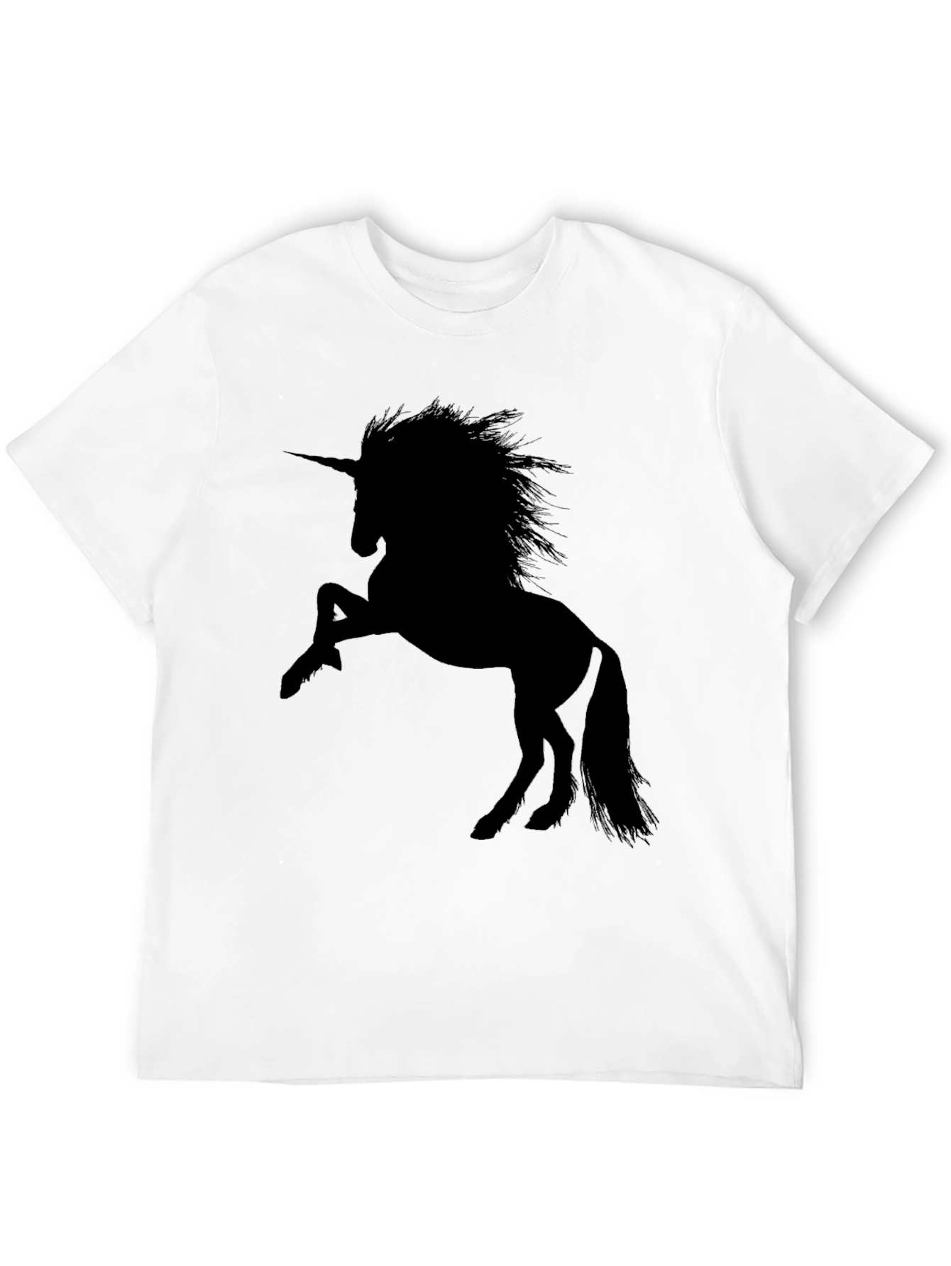Unicorn Silhouette Black T-Shirt
