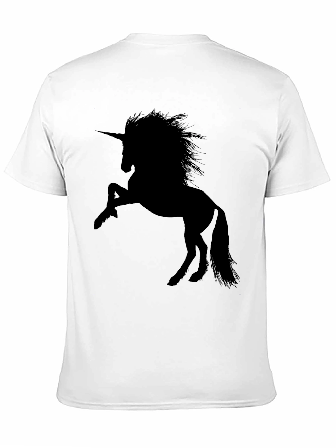 Unicorn Silhouette Black T-Shirt