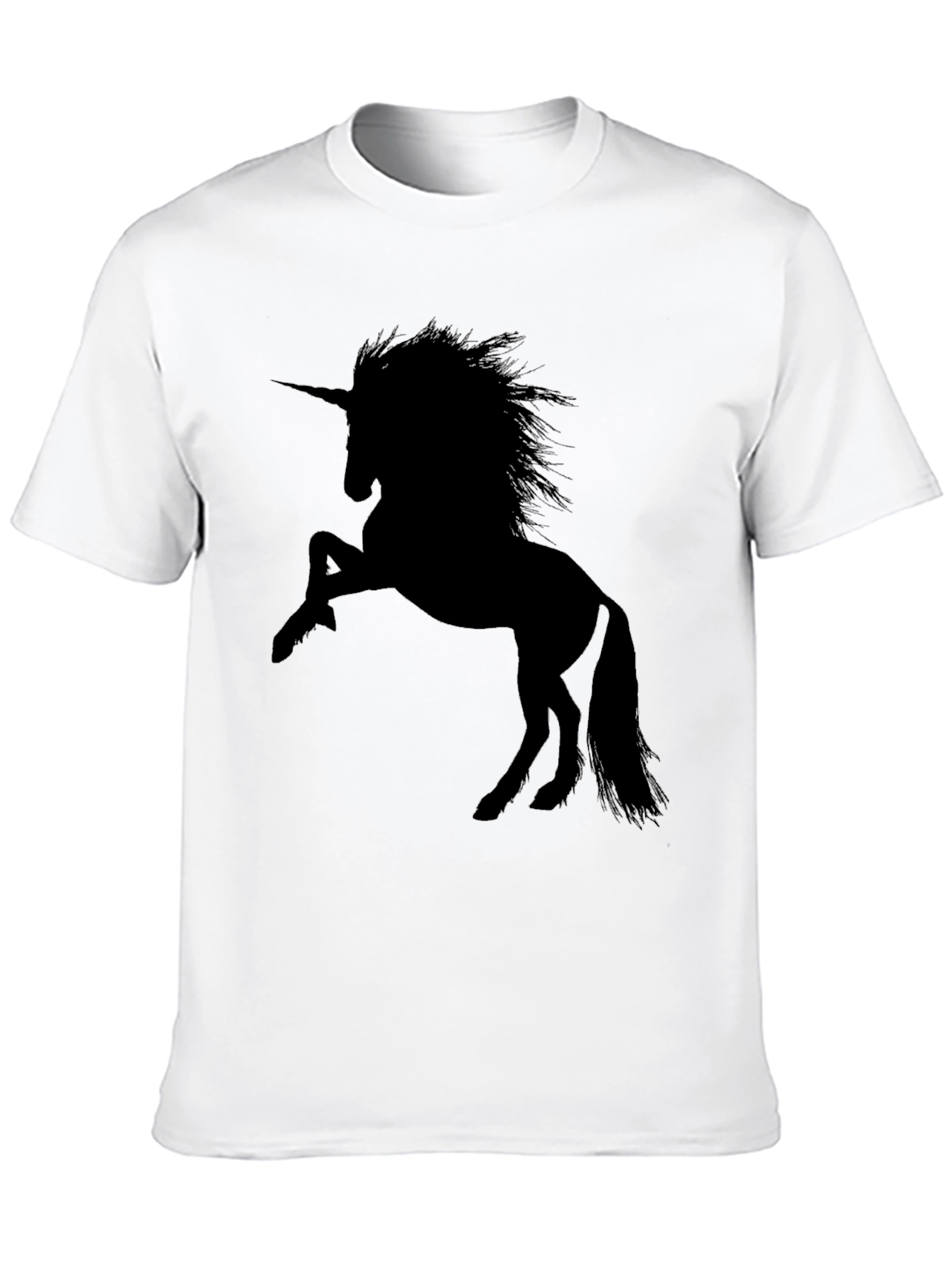 Unicorn Silhouette Black T-Shirt