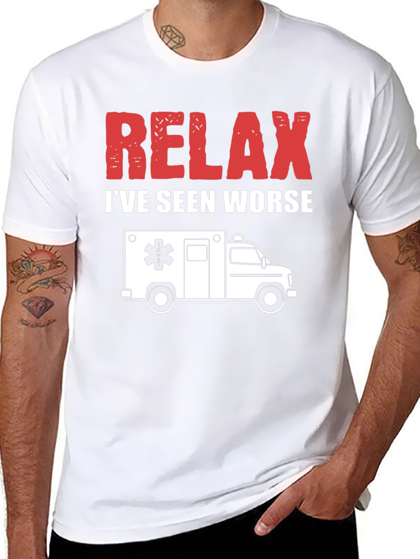 Relax Ive Seen Worse EMT T-Shirt