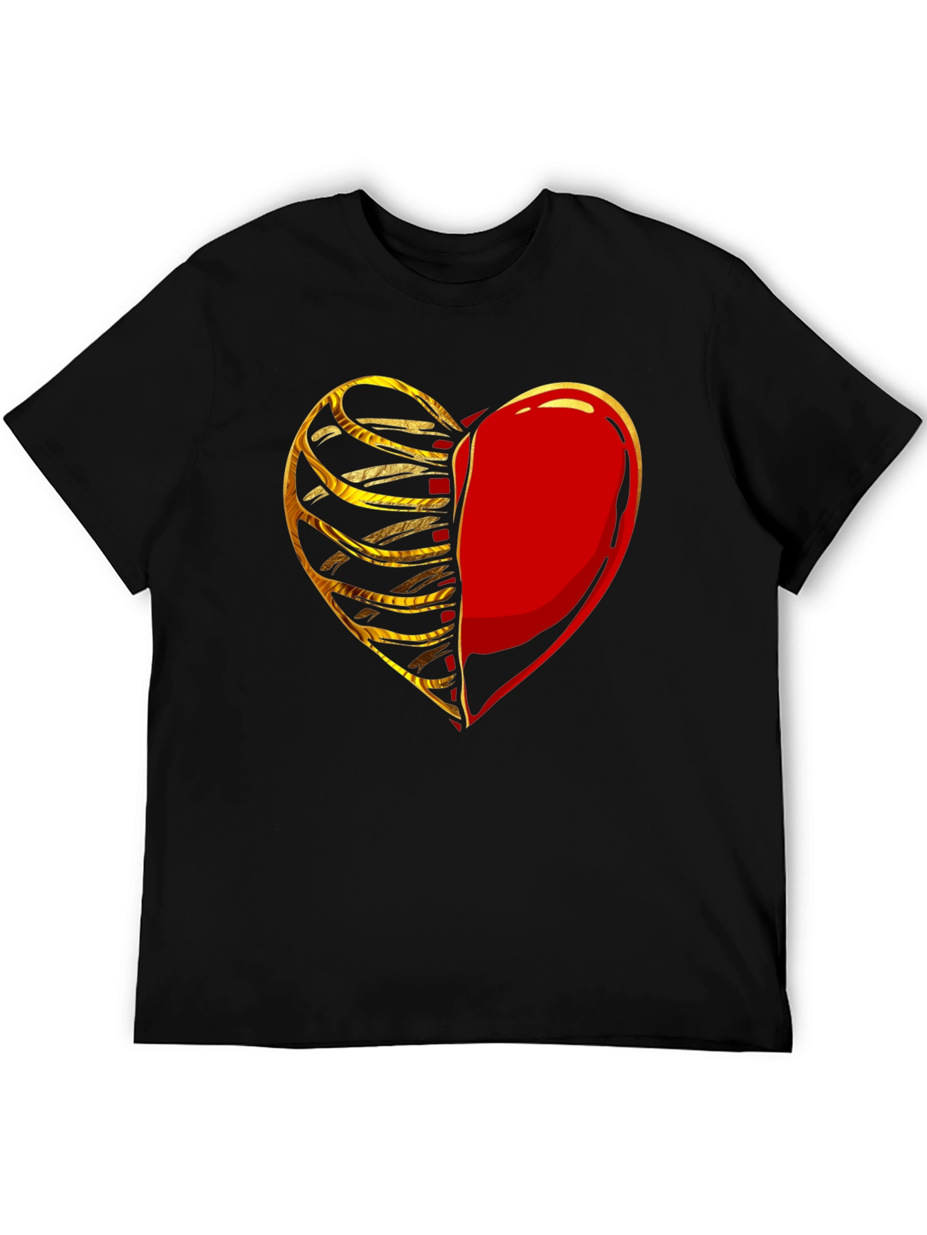 Heart Anatomy Graphic T-Shirt - Rib Cage & Love