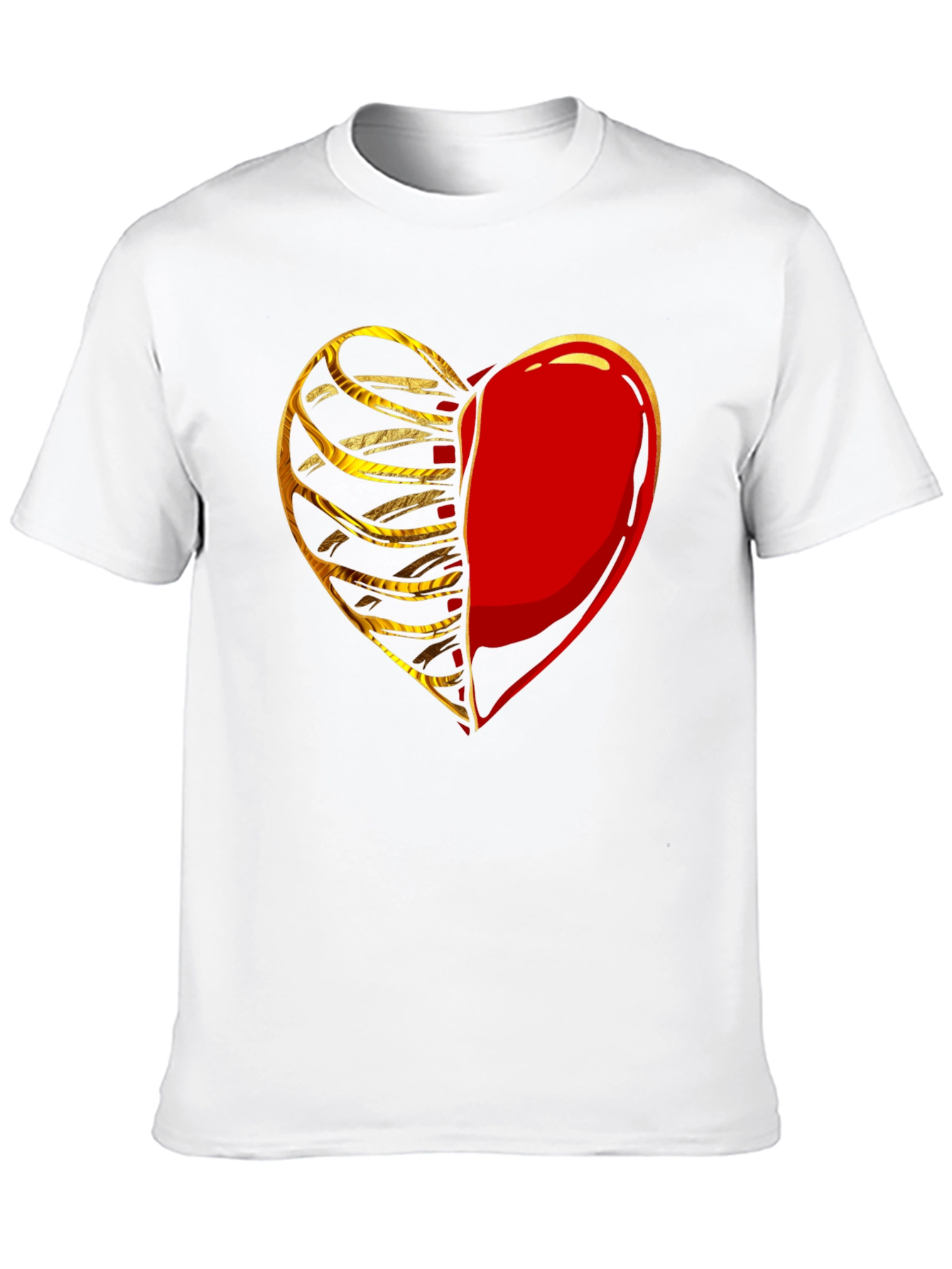 Heart Anatomy Graphic T-Shirt - Rib Cage & Love