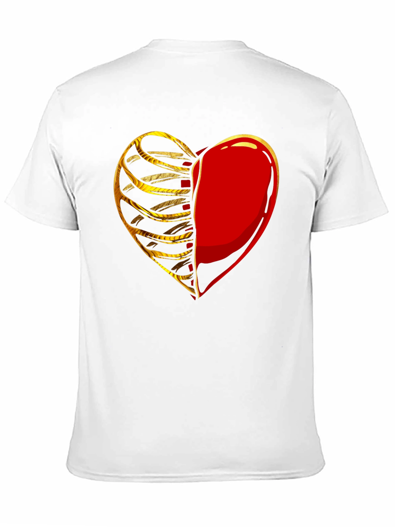 Heart Anatomy Graphic T-Shirt - Rib Cage & Love