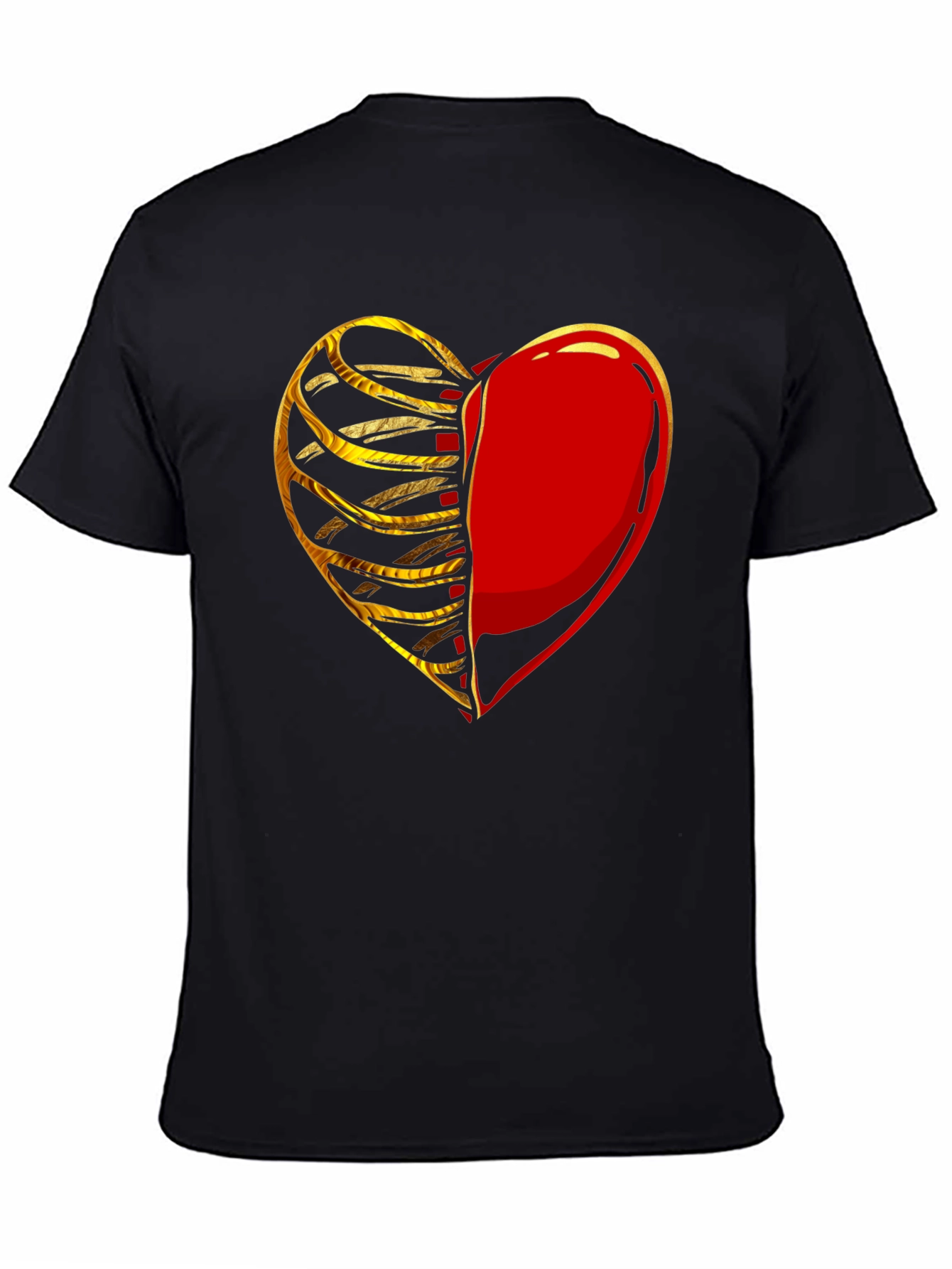Heart Anatomy Graphic T-Shirt - Rib Cage & Love