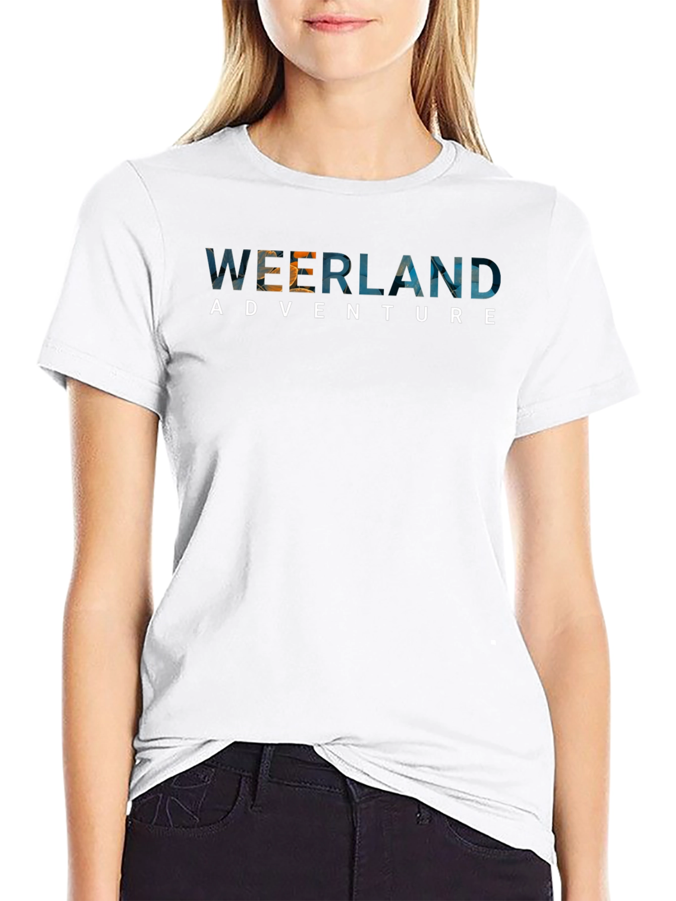 Weerland Adventure Graphic Tee - Black Cotton Blend