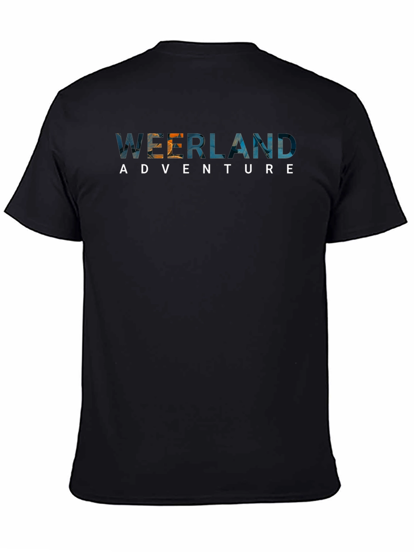 Weerland Adventure Graphic Tee - Black Cotton Blend