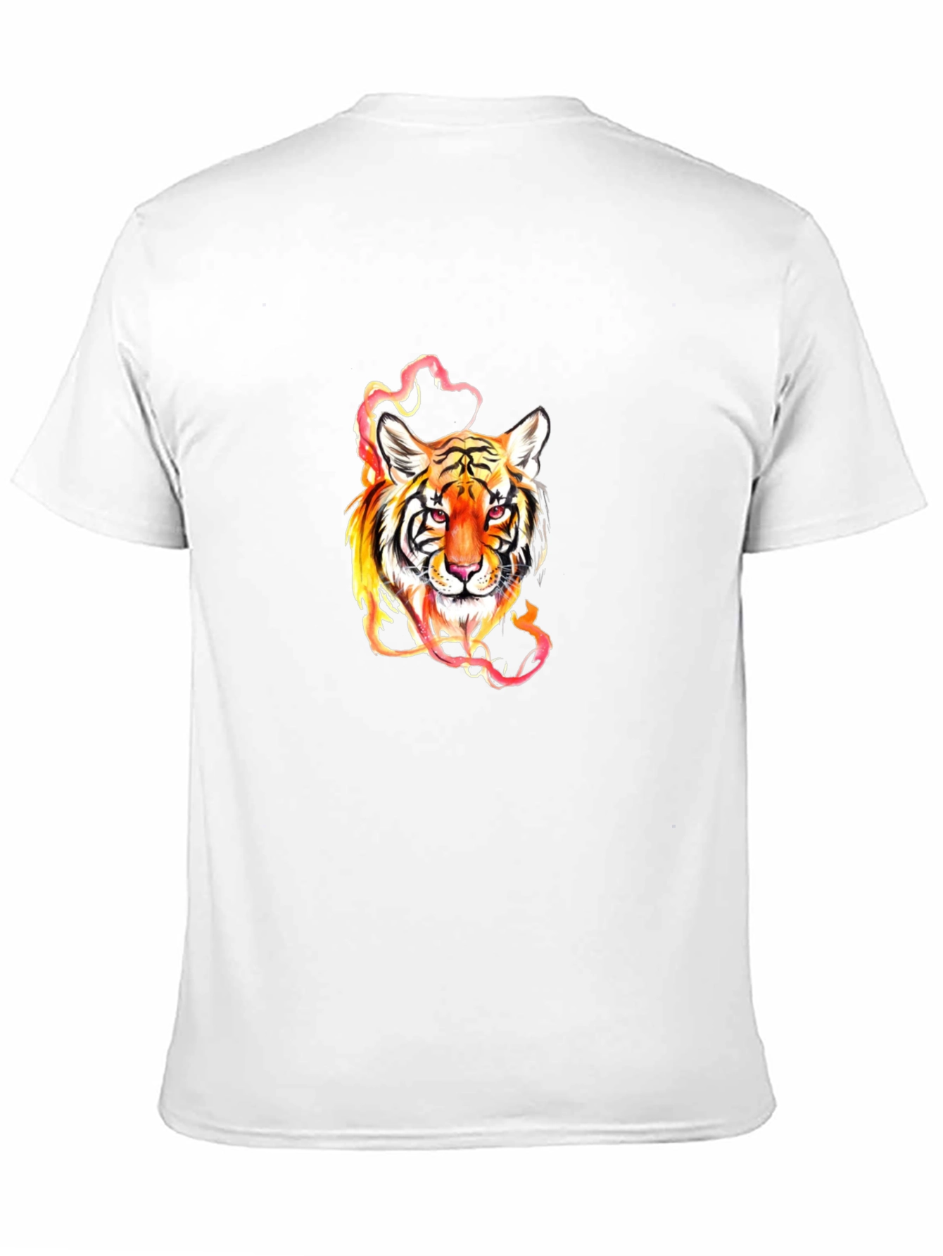 Fiery Tiger Graphic Tee - Premium Comfort