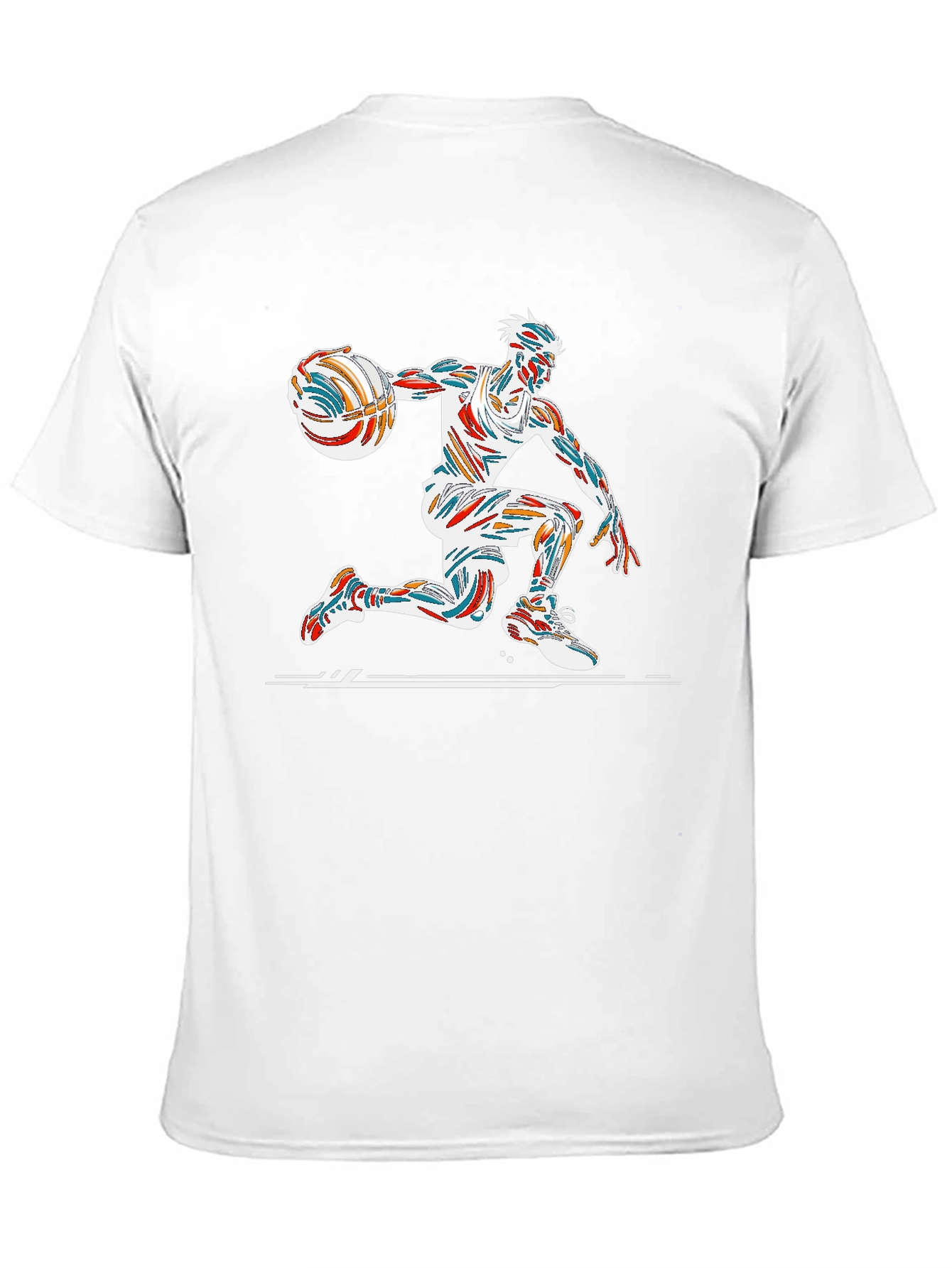 Basketball Player Graphic Print T-Shirt
