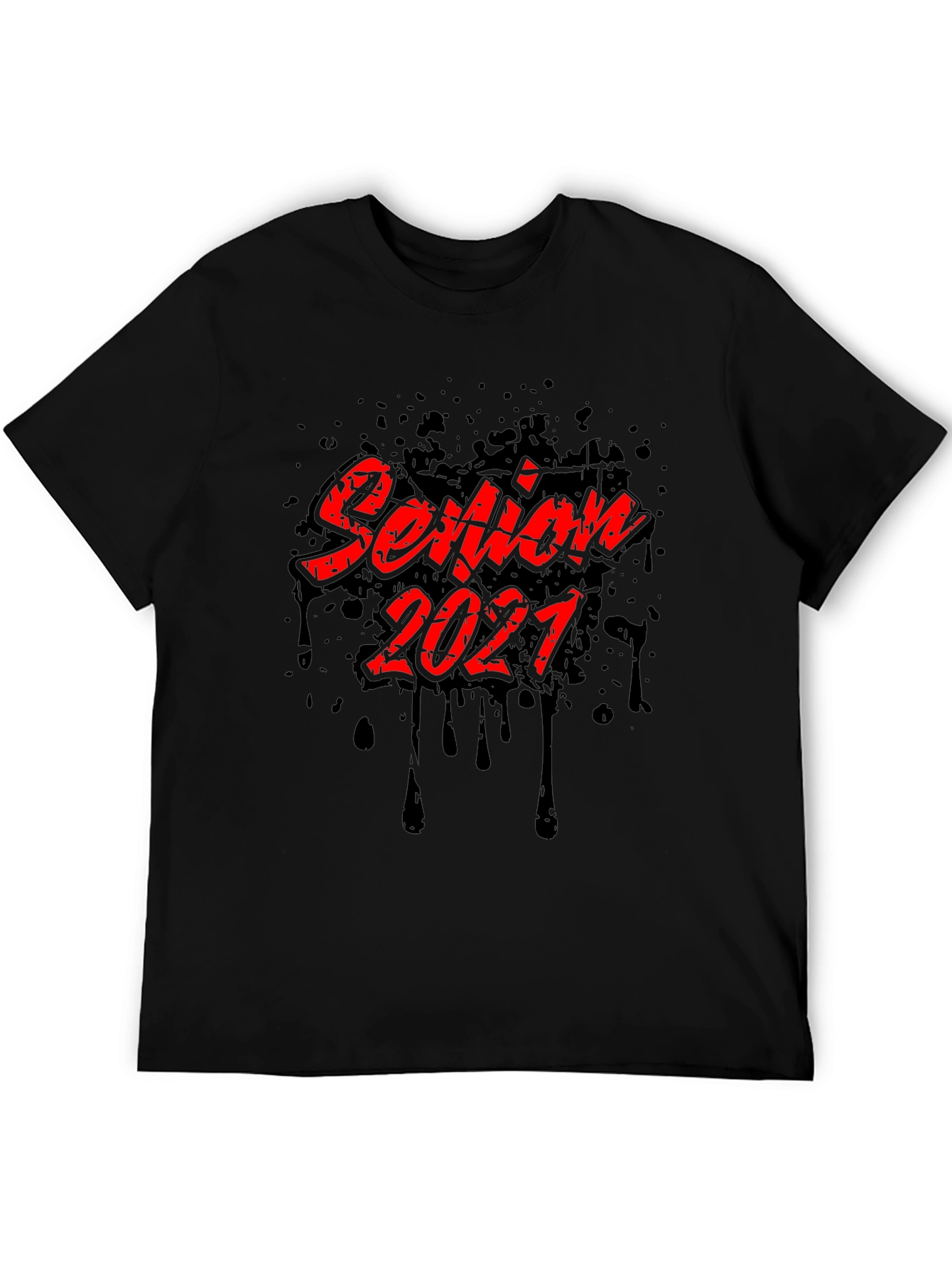 Senior 2021 T-Shirt - Black Graphic Tee