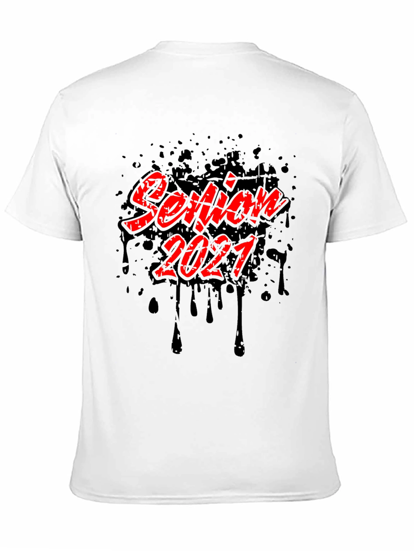 Senior 2021 T-Shirt - Black Graphic Tee