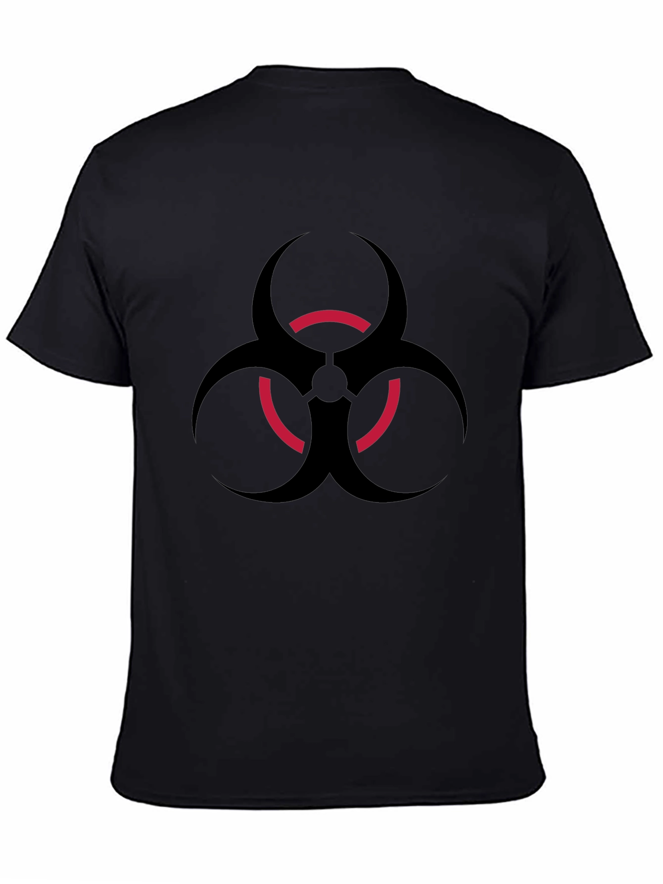 Biohazard Symbol Graphic Black T-Shirt