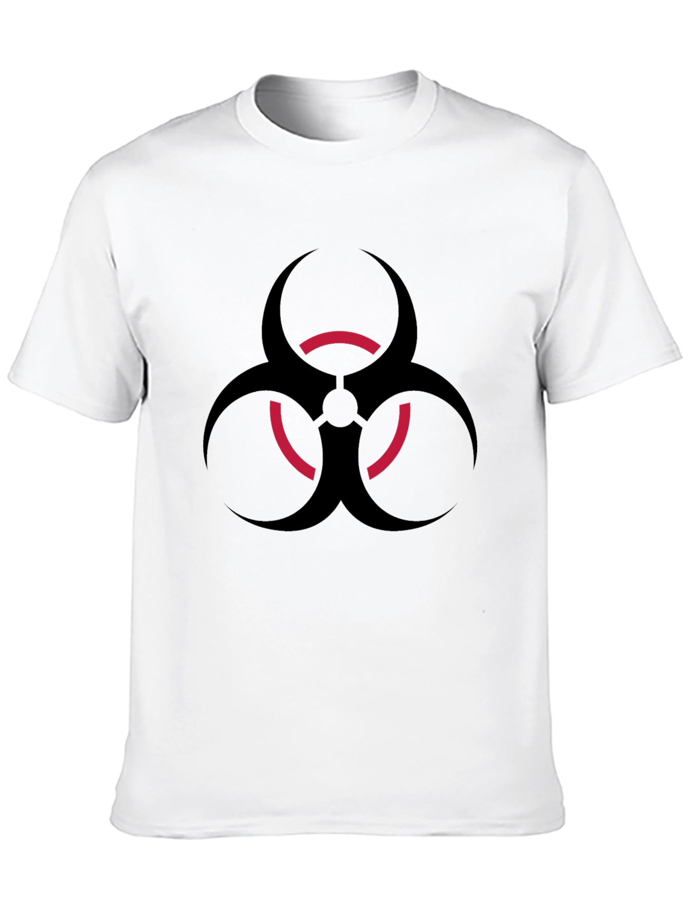 Biohazard Symbol Graphic Black T-Shirt