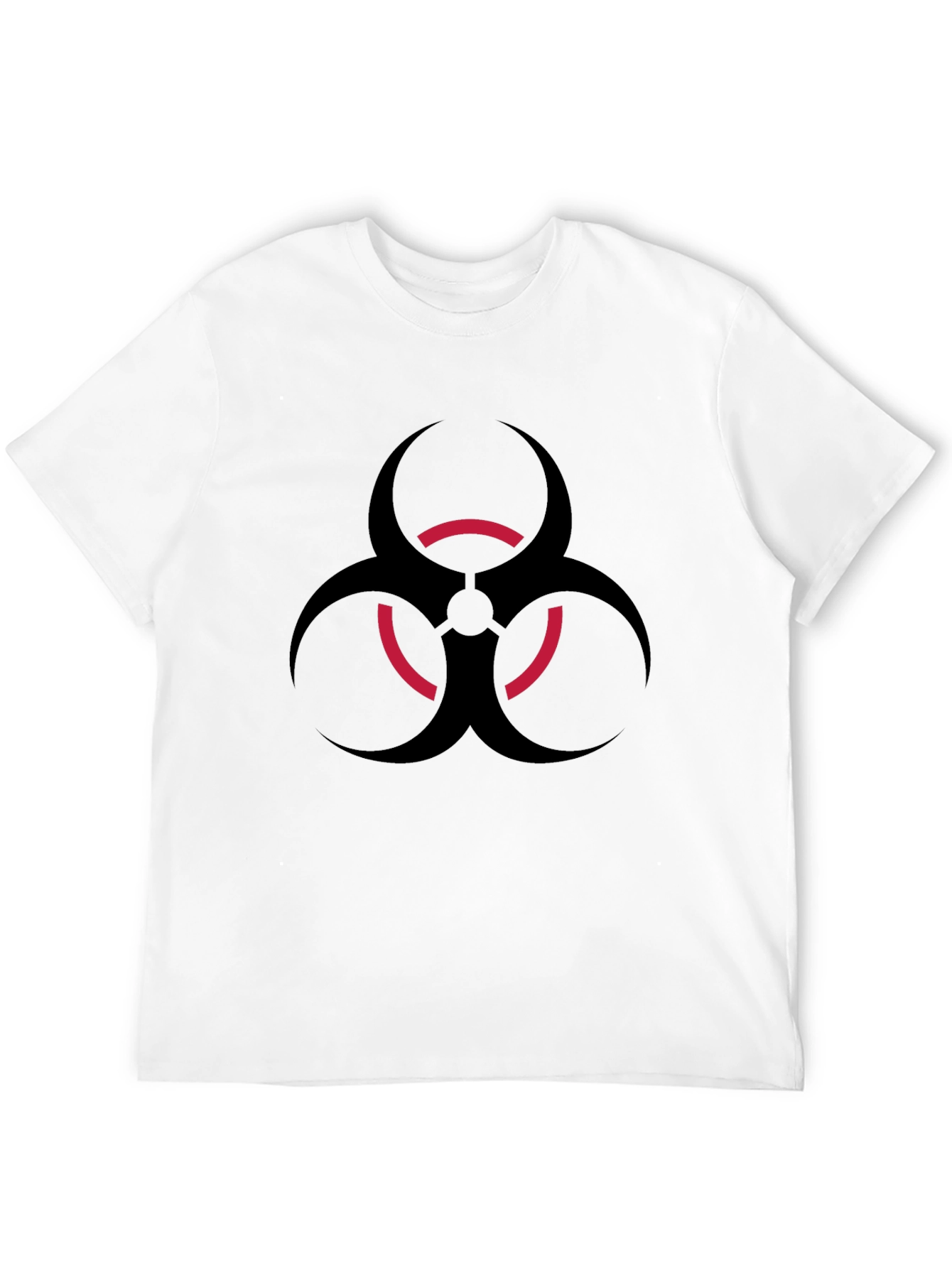 Biohazard Symbol Graphic Black T-Shirt