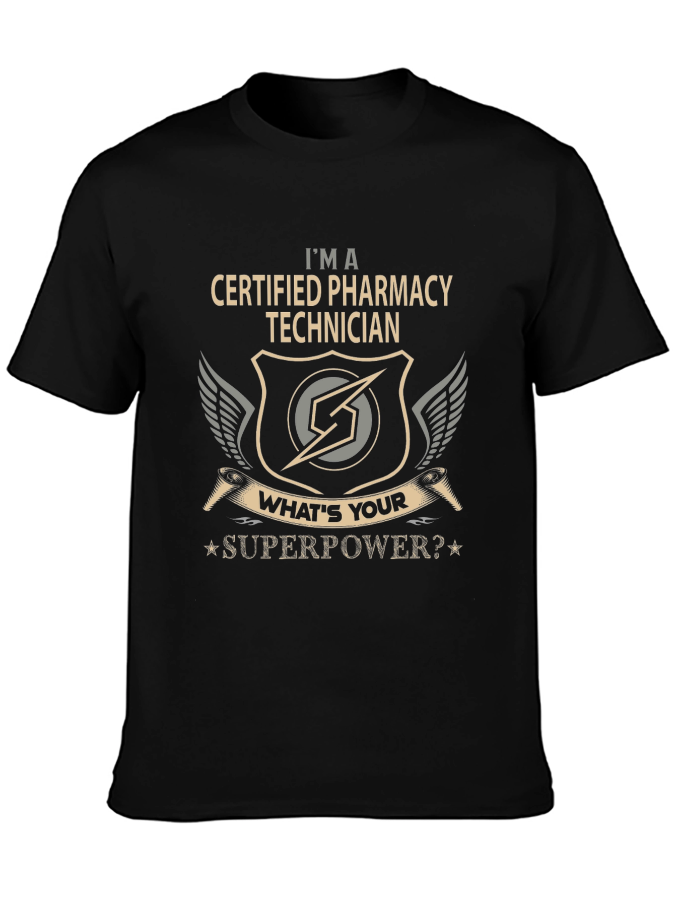 Certified Pharmacy Technician Superpower T-Shirt