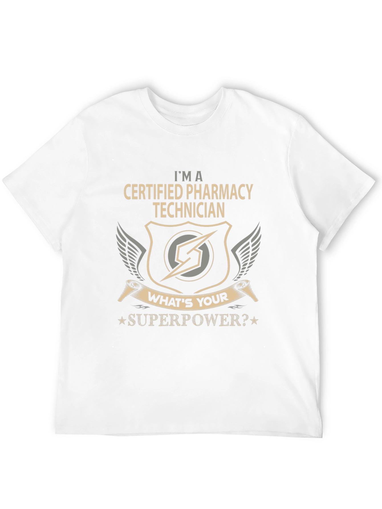 Certified Pharmacy Technician Superpower T-Shirt